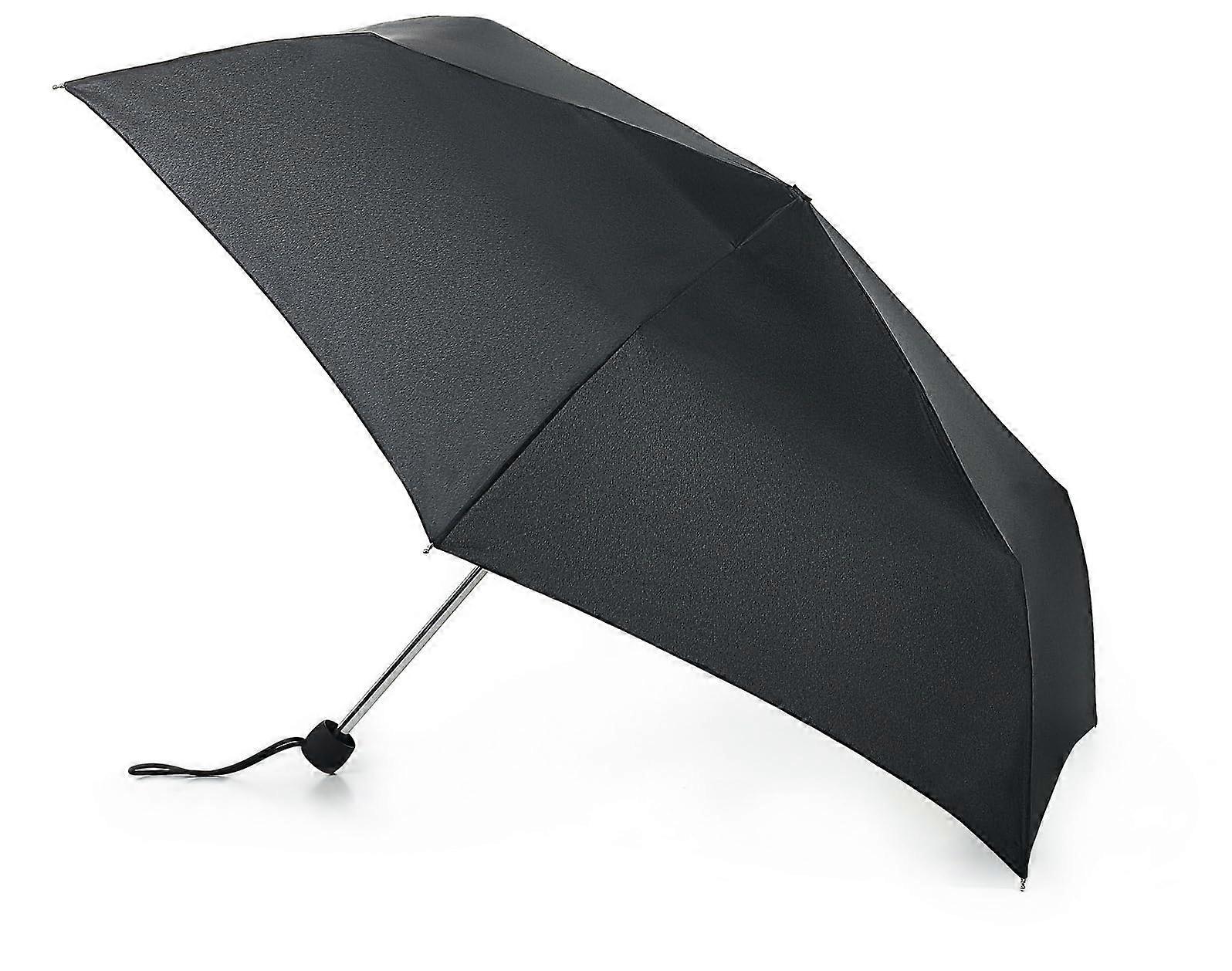 Superslim Black Umbrella - Compact, Lightweight Design, Wind-Resistant Canopy, Automatic Open/Close Mechanism