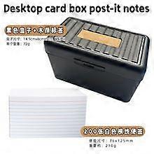 1 Set Index Card Holder Box with Lined Index Card Multi-Functional Flash Card Storage Containers for Office School Home Document Holder for Desk