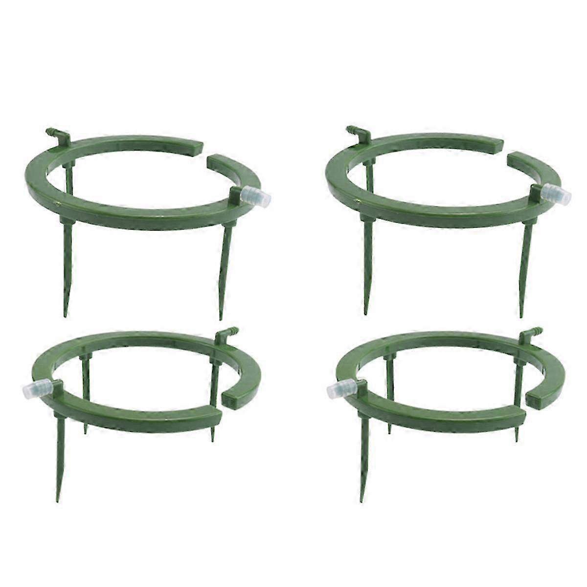 حلقة ماء بقطر 5 بوصات مع حلقة تنقيط باعث بالتنقيط ذات 3 أرجل وتركيب مدخل شائك 1/8 بوصة