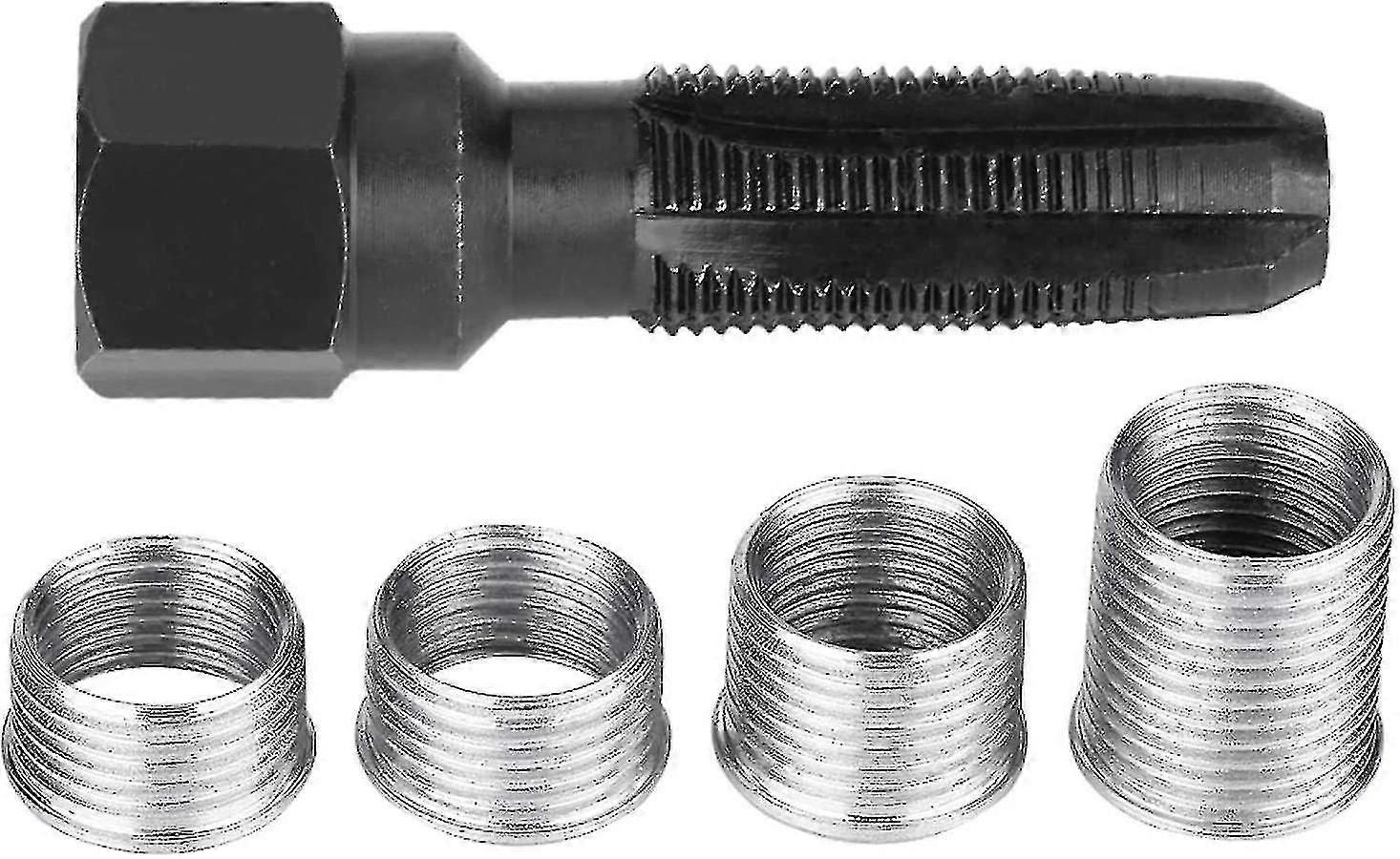 M14 Spark Plug Repair Kit, 5 Pcs 14mm Spark Plug Thread Repair Kit, Thread Repair Kit TY