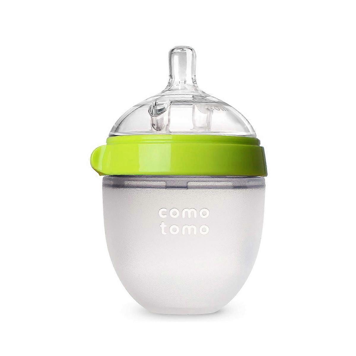 Comotomo Silicone Baby Bottle 5oz, Green