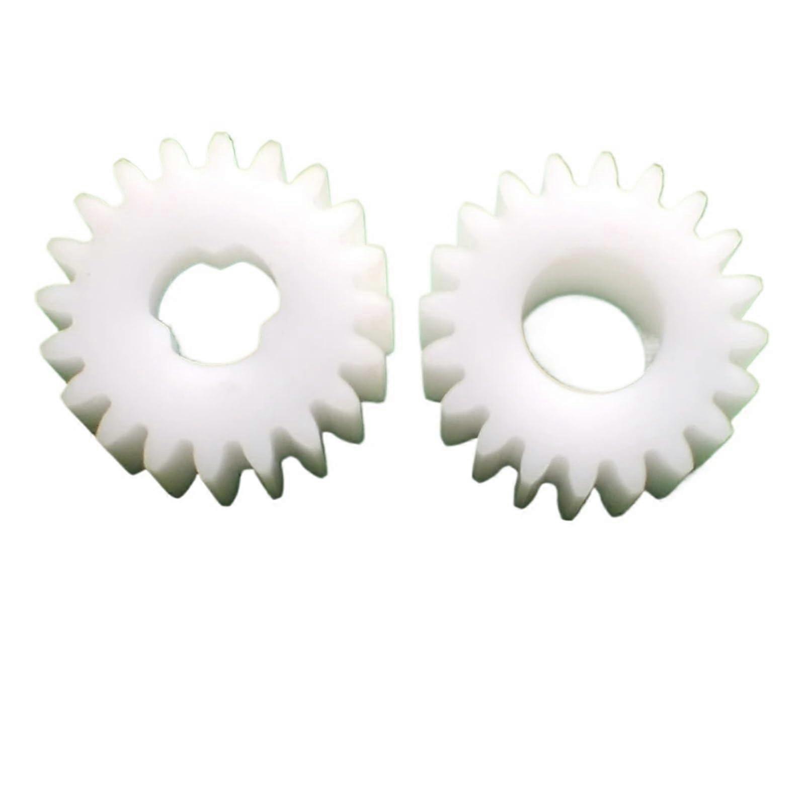 High Precision Plastic Spur Gear Set for Ice Machine, Compatible with Ocean Power Room, 2 Pieces