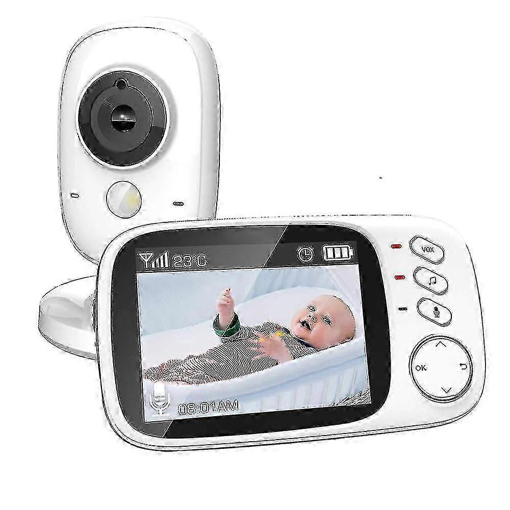 Video Baby and Home Monitor, 2" LCD Color Screen Display with Remote Pan Scan, Two-Way Communication