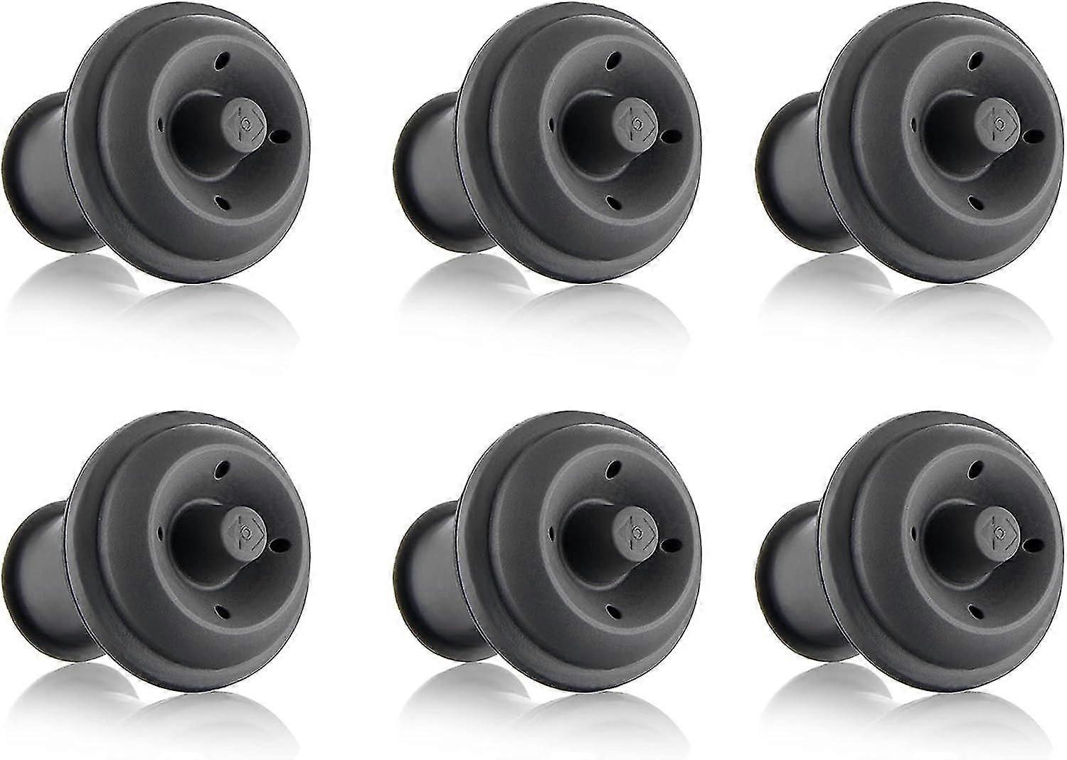6 Pcs - Bouchons pour pompe à vide - Gris