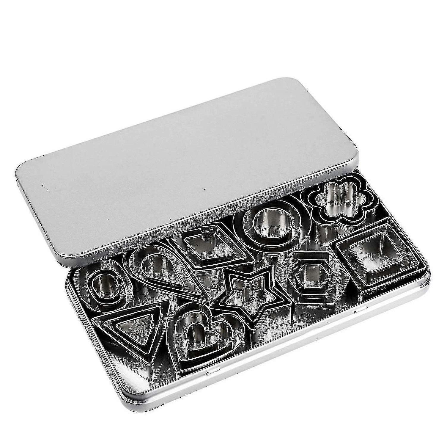 Cookie Cutter30 Tiny Stempler av Flowerheartstargeometric Shapes-For Out Pastry Doughpie &