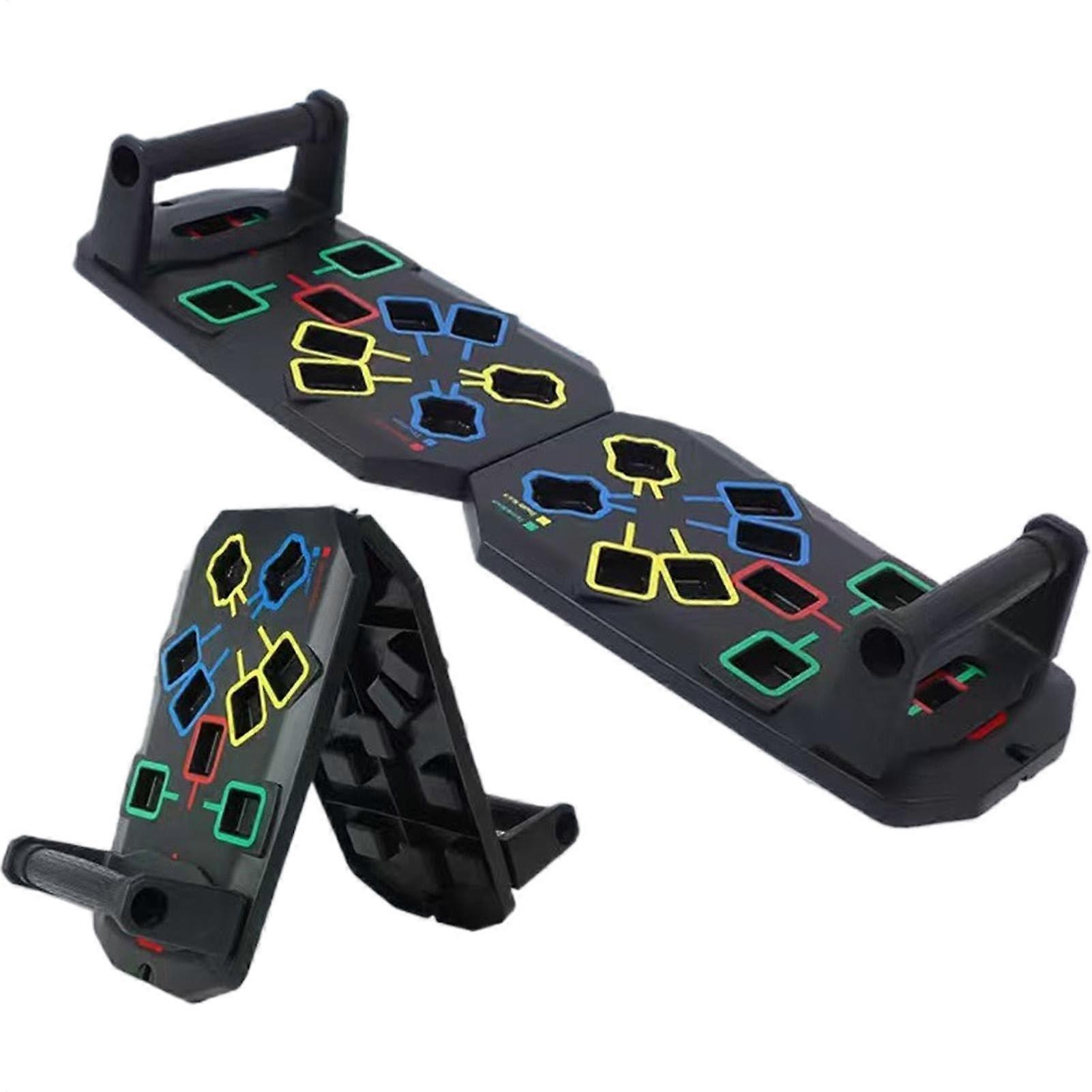 Foldable Push Up Challenge Board, Non Slip Strength Training for Home Gym Ref: 2534