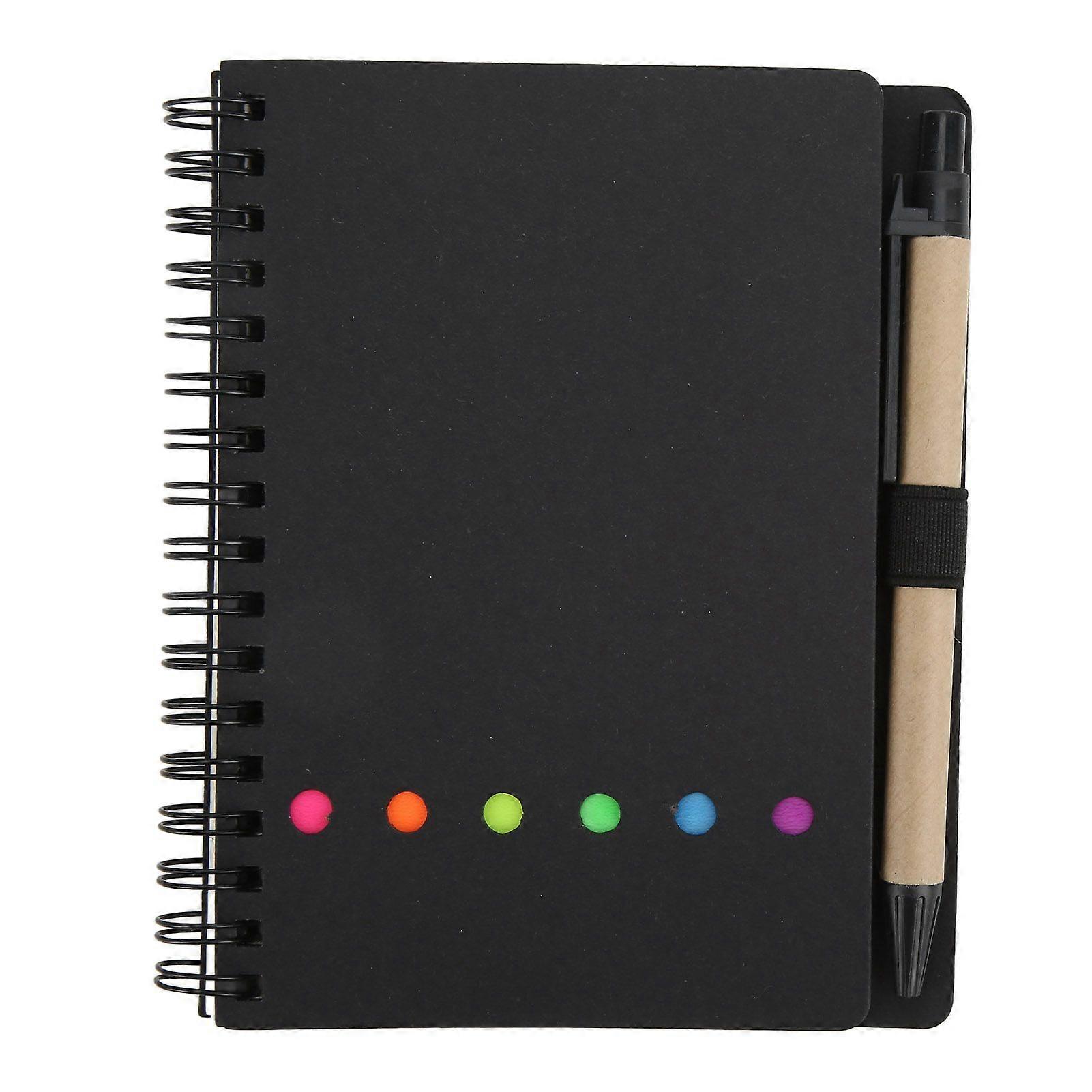 2025 Latest Model  Notebook Portable Simple Double Coil Leather Notebook