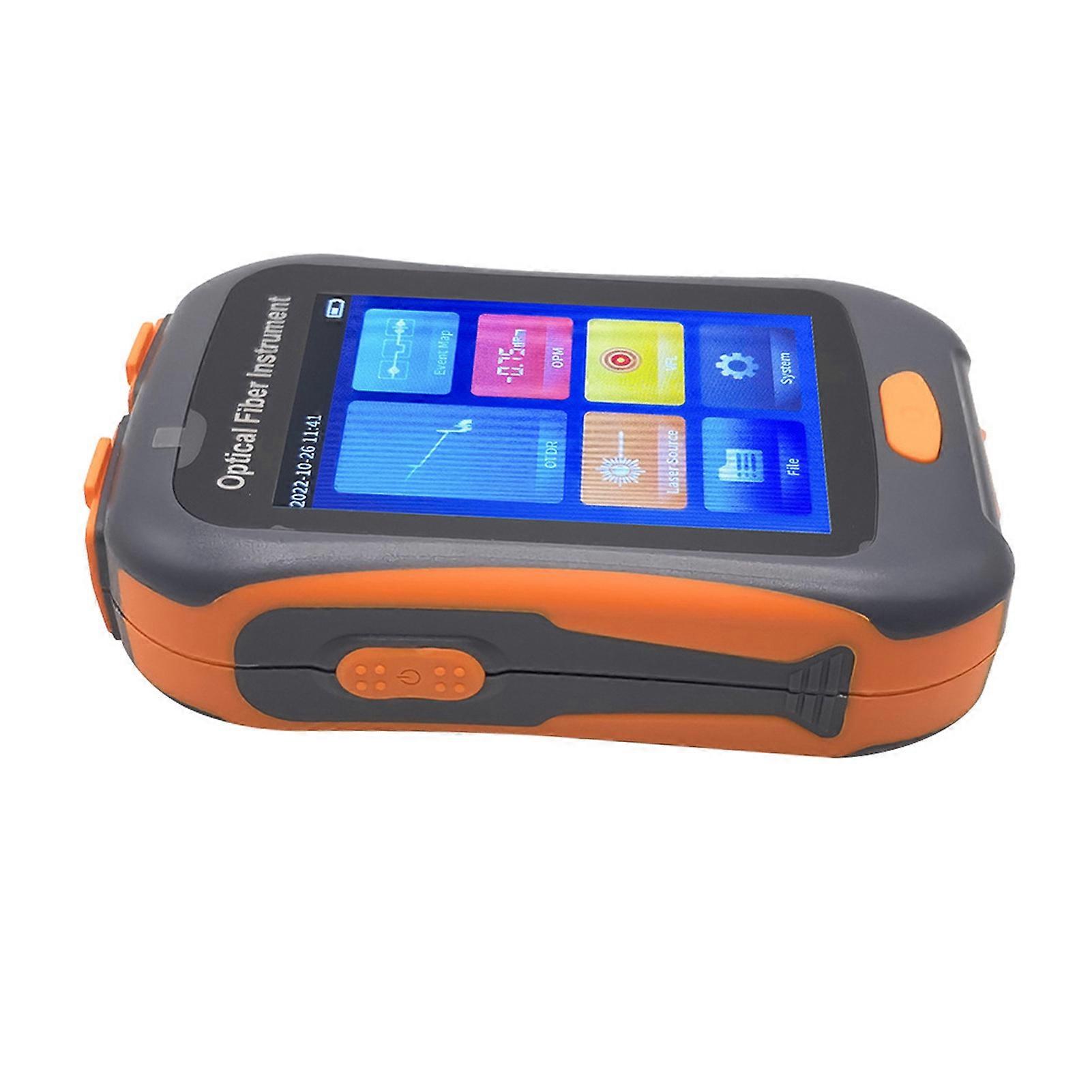 3.5in Optical Time Domain Reflectometer Multifunctional Portable OTDR Tester Optical Power Meter 1550nm 80km