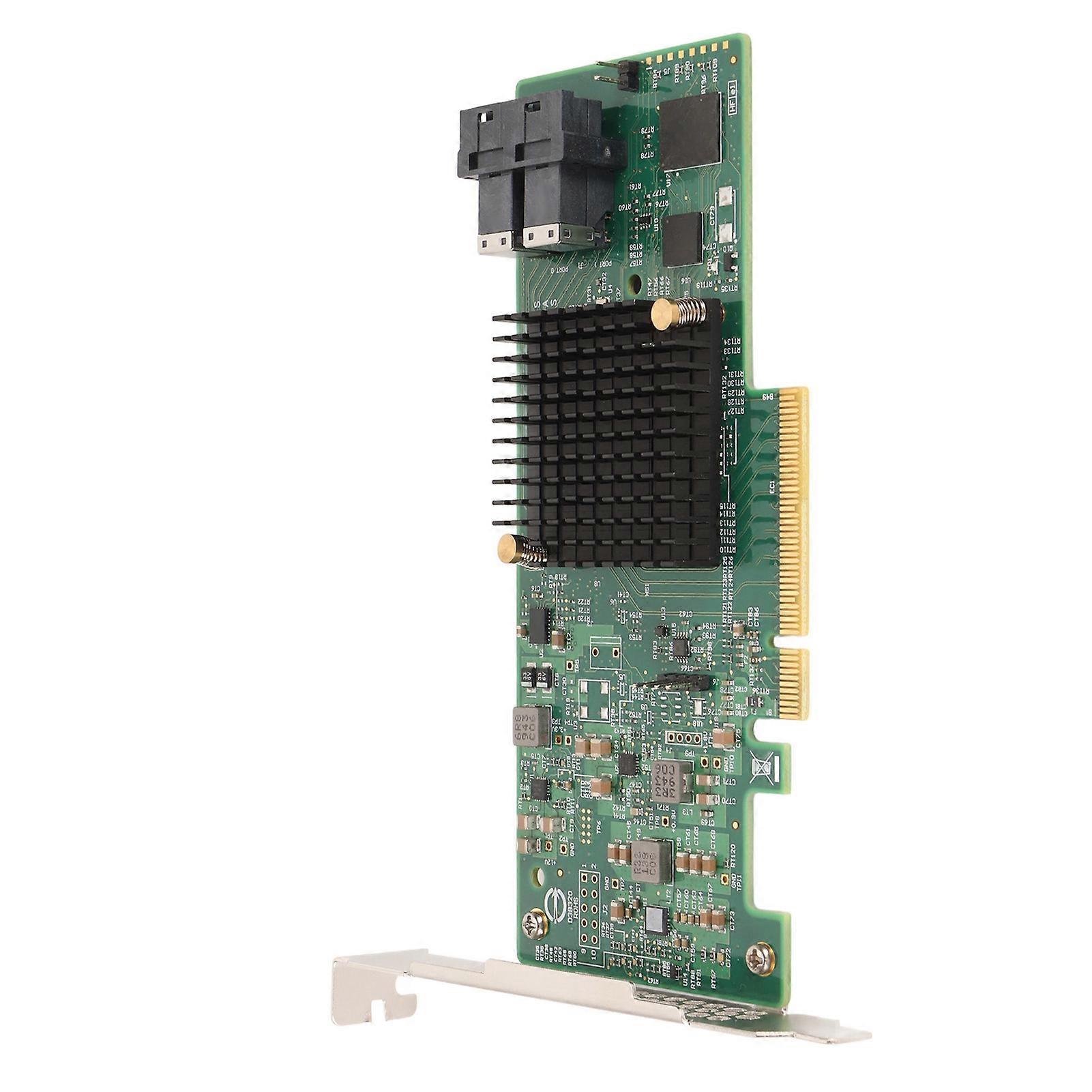 Smart Array Card 12Gbps PCI Express 3.0 X8 Mini SAS HD SFF8643 Two X4 RAID Controller Card for Computer Transmission 