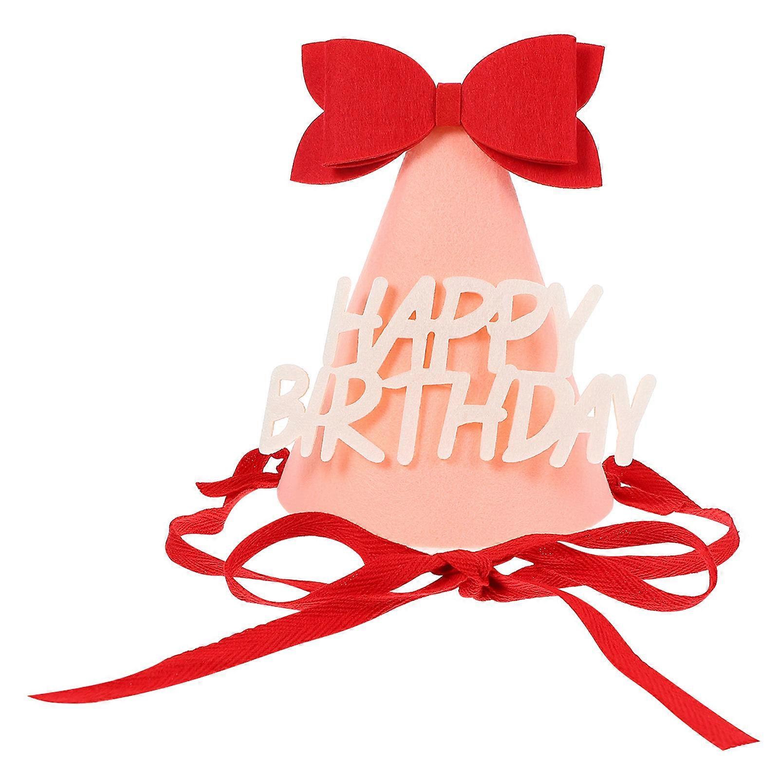 Birthday Decorations Pink Bowknot Party Prop 1Pcs