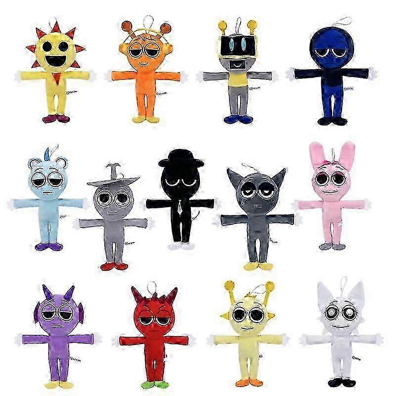 Sprunki Plush Toy Sprunki Game Plushies Doll Kids Gifts zZ