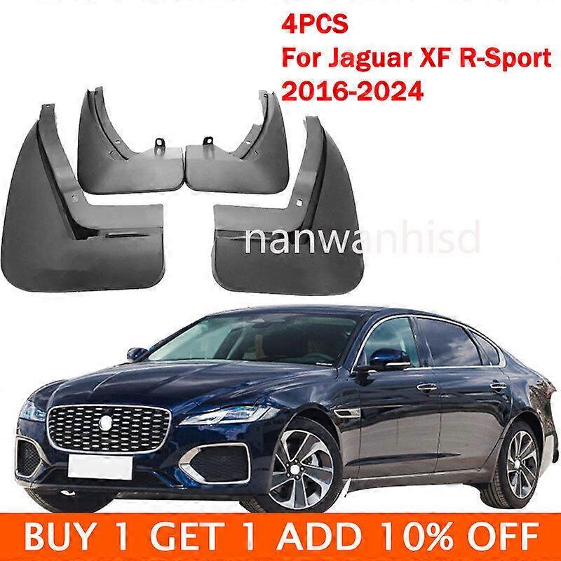 Applies to  Splash Guards Mud Flaps For 2016-2024 Jaguar XF R-Sport R-Dynamic Saloon