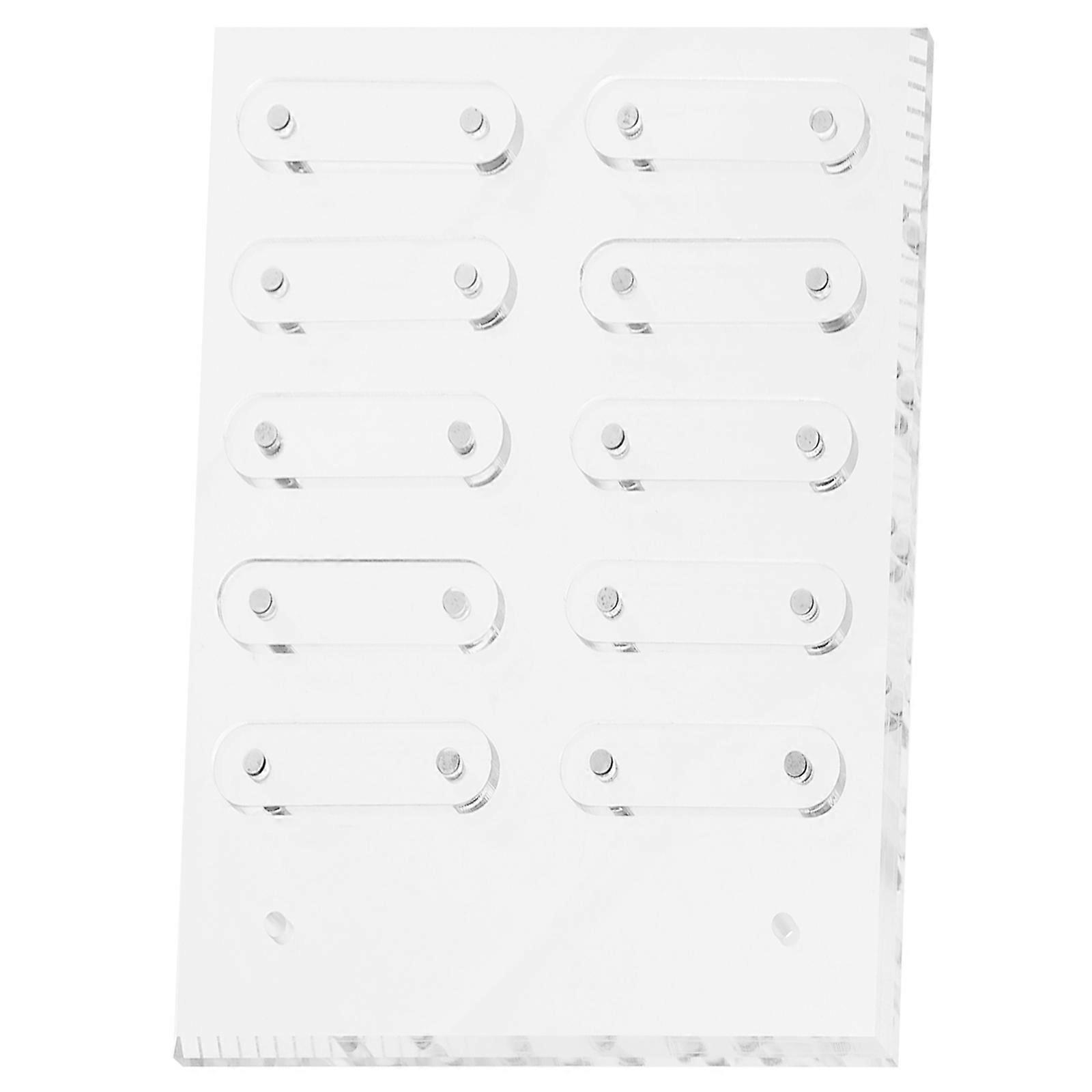 Fake Nails Display Holder Nail Art Items For Salon Use Rectangular Shape 20.00X16.00X0.40CM 1Set