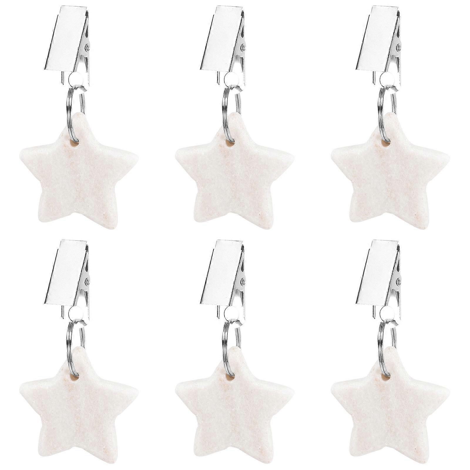 Table Cloth Weights Tablecloth Weights Clips Weddings 6 5x4cm Simple Design Star Shape 6Pcs