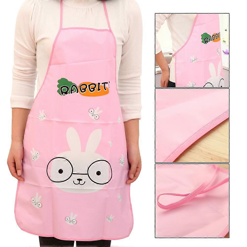 Cute Waterproof Kitchen Apron for Adults Housework Loose Shape Cloth Material 70x50cm 1Pack
