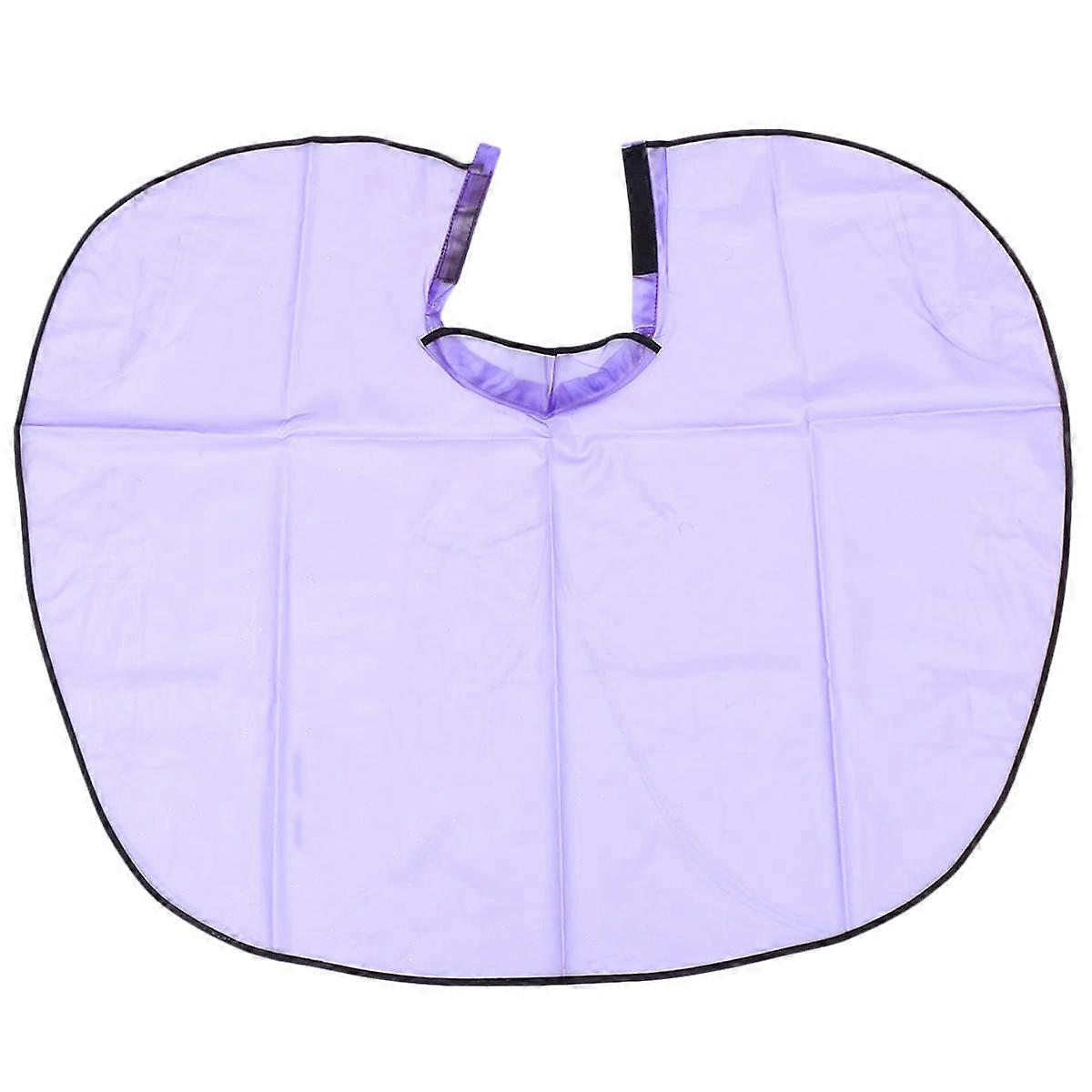 כלי סלסול למספרה, גלימה, ללקוחות, סגול, 75X64 ס"מ, רך, חבילה אחת