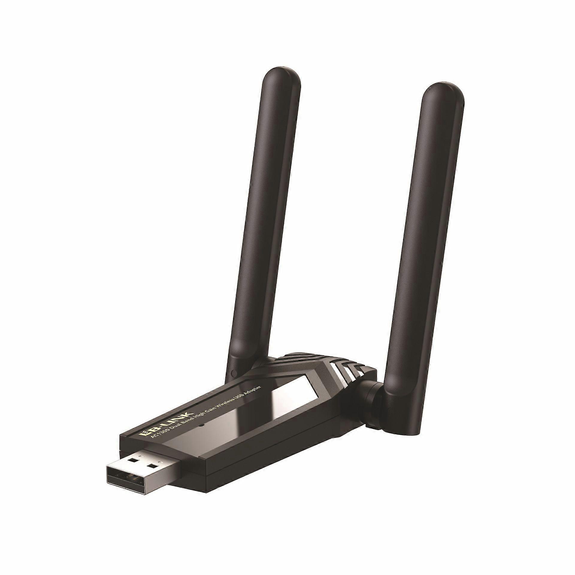 Wireless network card USB driver-free WiFi 1300M gigabit wireless network Card for Esports Gaming