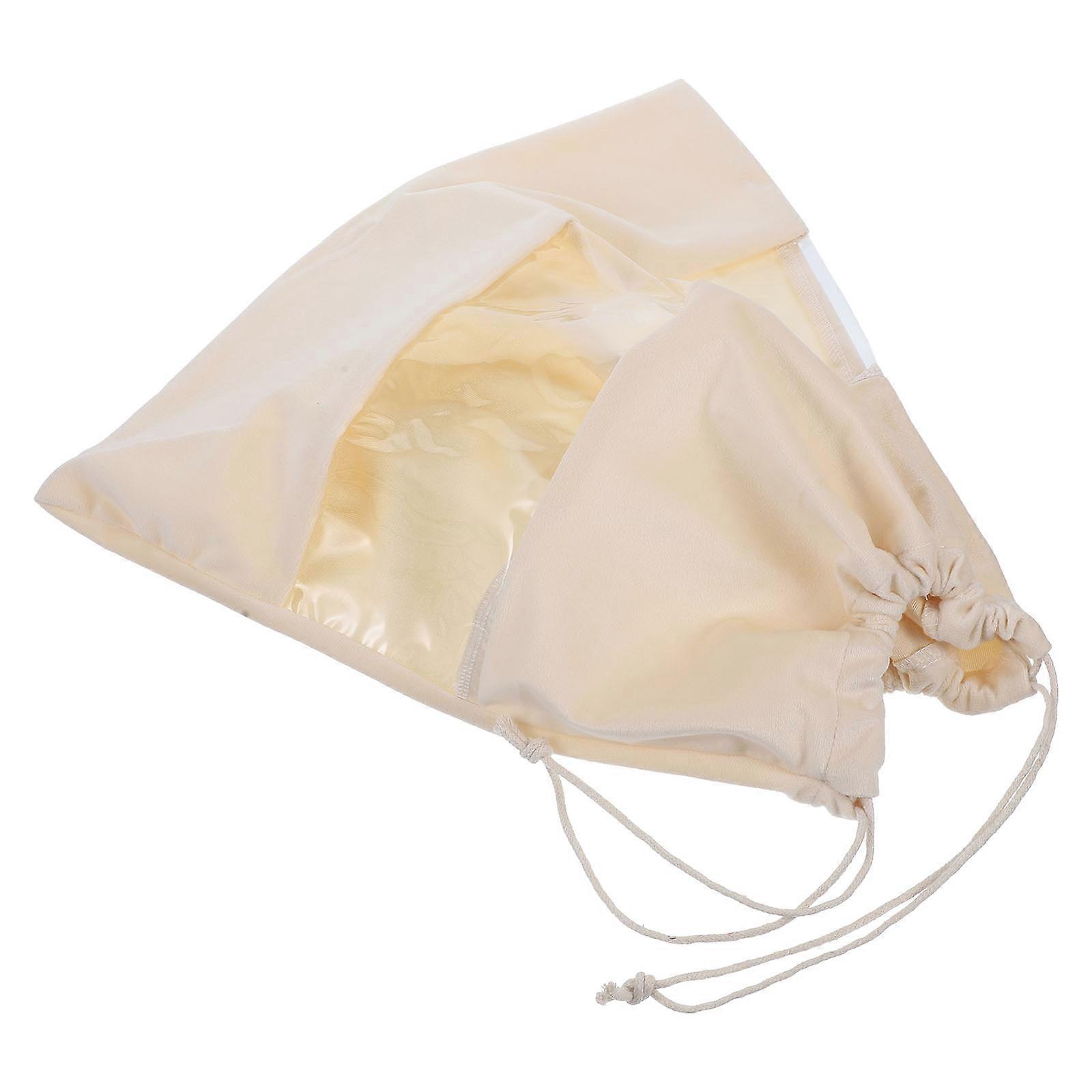 Multi-Use Storage Bags Hair Dryer Container For Outdoor Use PVC Material Dustproof 32x28x0.6cm 1Pack