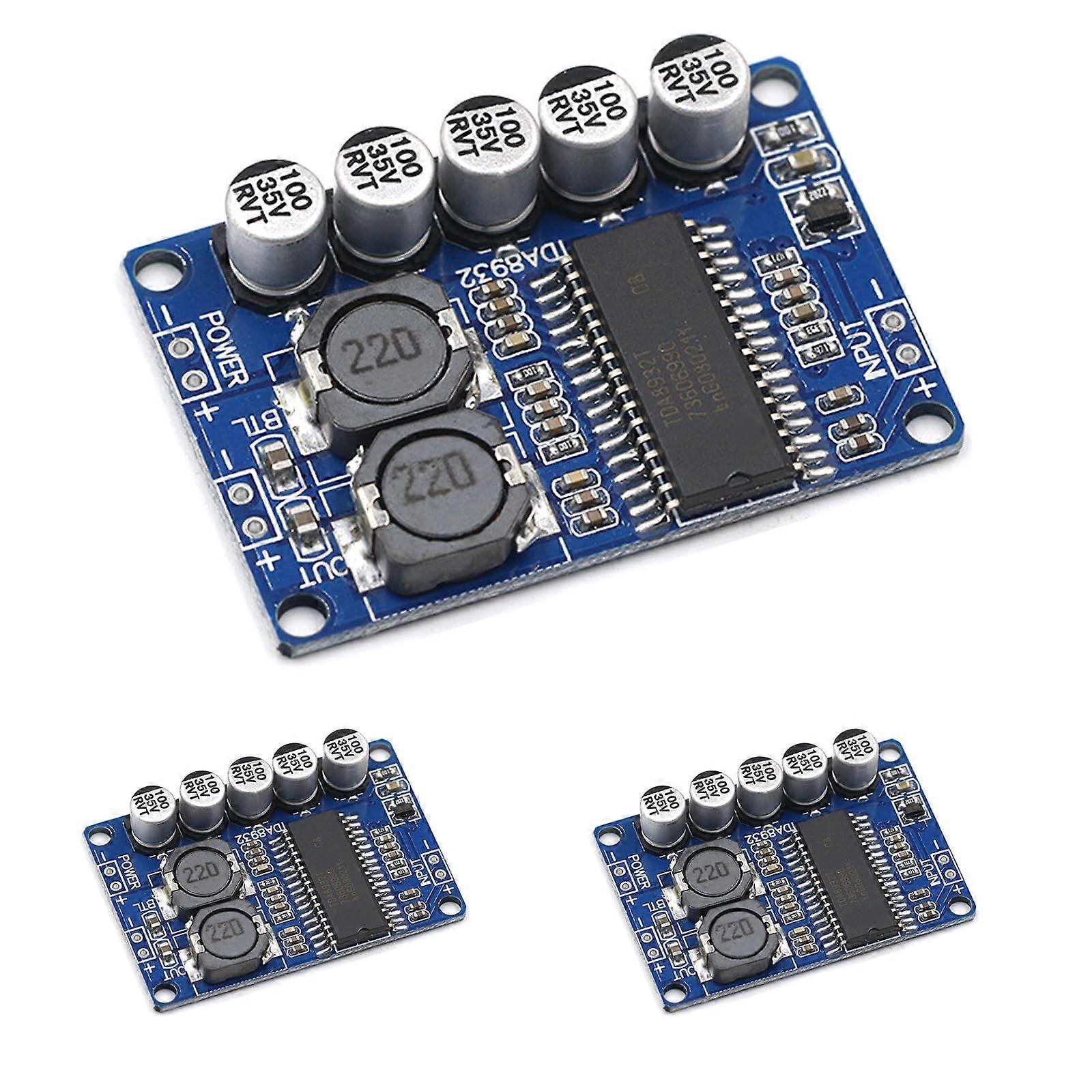 TDA8932 Digital Power Amplifier Board DC Voltage 10-30V 35W Mono Module For Active Speakers Electroacoustic Pack Of 3