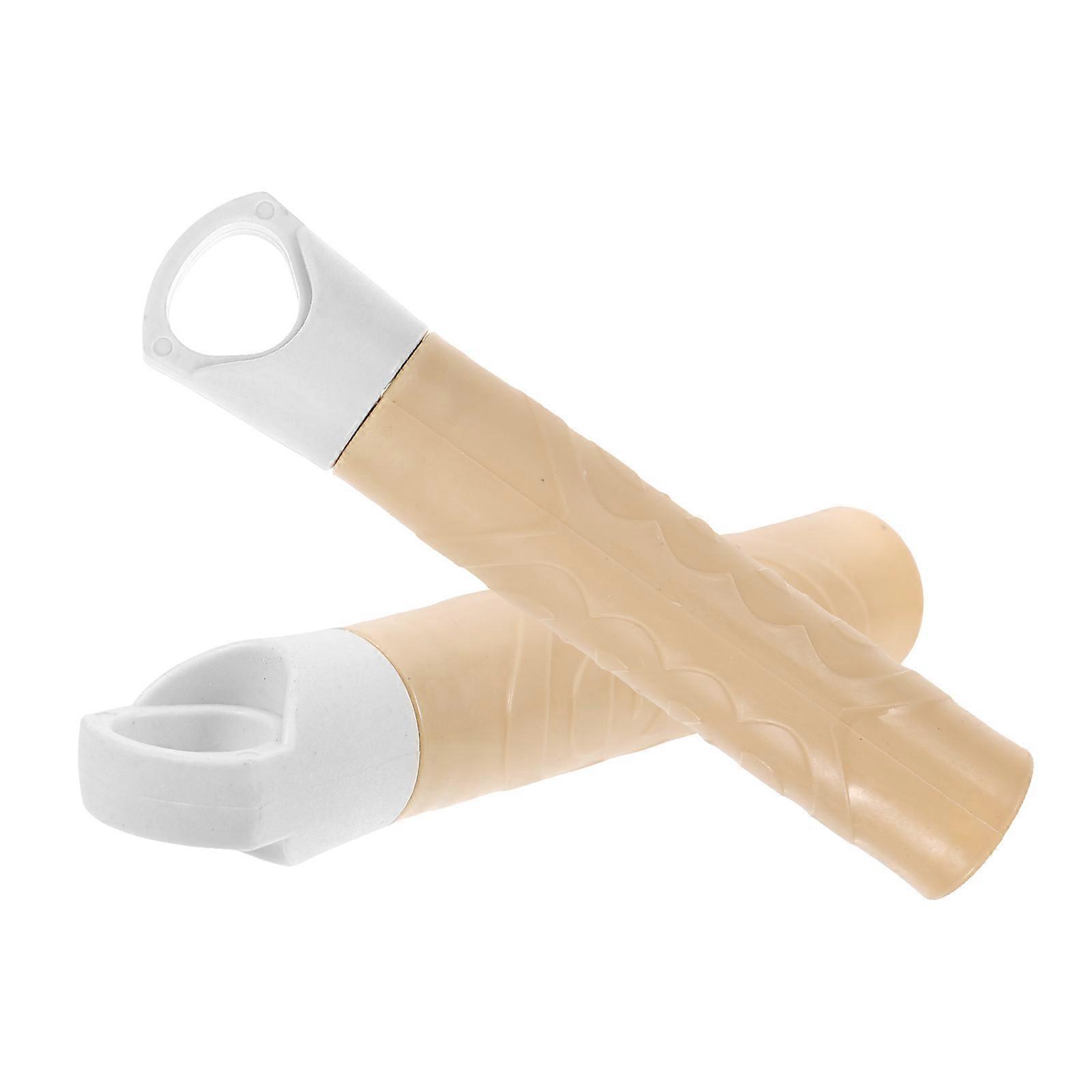 Broom Handle End Caps 2pcs Ergonomic Replacement Sleeves for Mop Rods with Hole for Easy Installation and Comfortable Grip, Fits Standard Handles