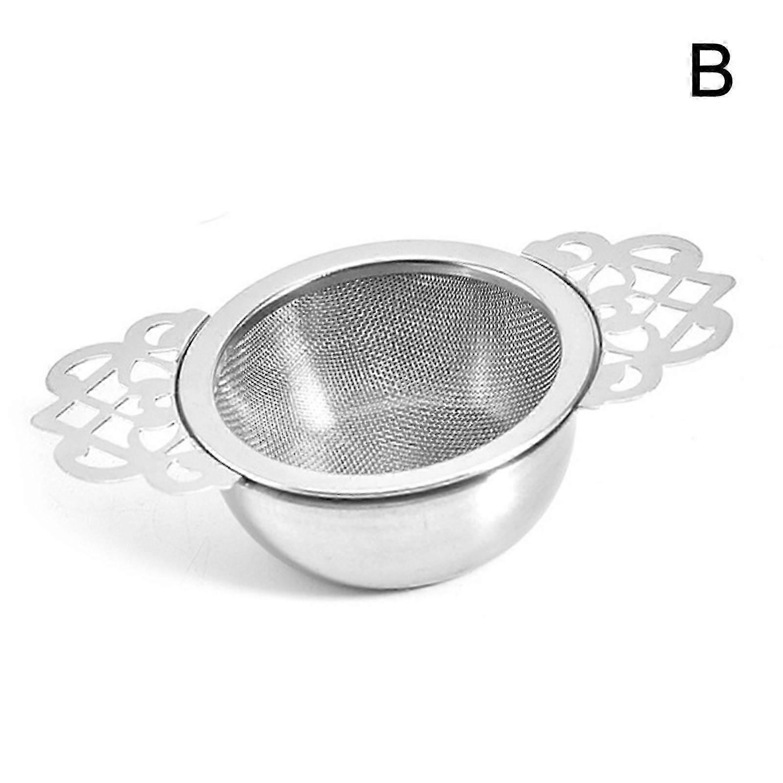 Durable Double Ear Handle Tea Infuser for Loose Leaf with Steel Strainer and Spice Filter