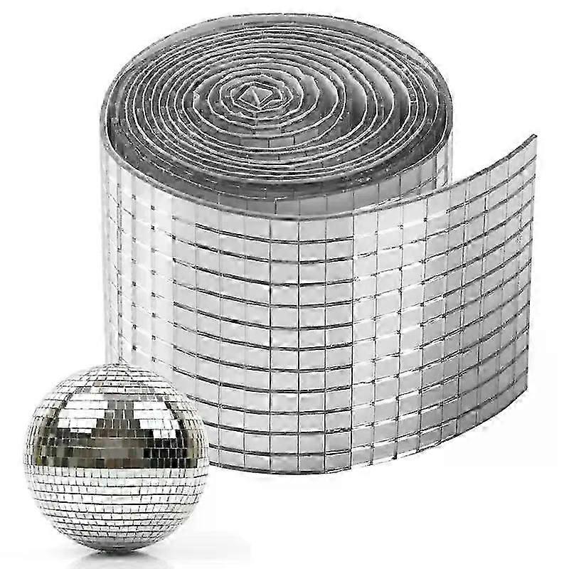 Disco Acrylic Crafts Stickers Disco Tiles Mirror Mosaic Tile Self-Adhesive Easy to Install Wall Tiles Heat Resistant Water Proof