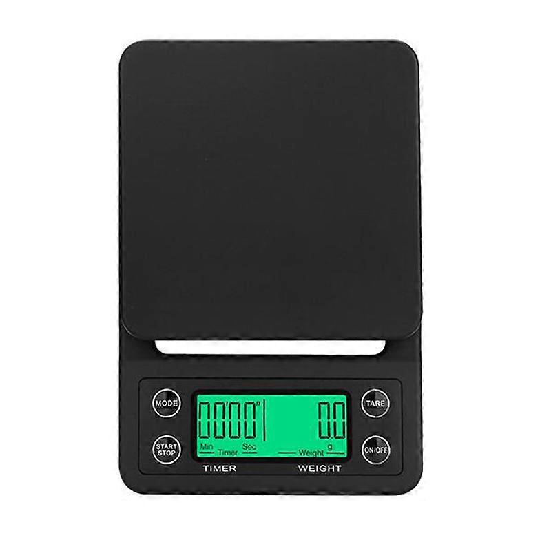 Timer-Embedded Coffee Scale, Ideal for Espresso and Pour-Over Brewing, Ensures Perfect Measurement Every Time