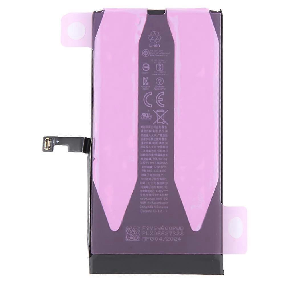 Per iPhone 15 3.87V 3349mAh Batteria ricaricabile agli ioni di litio Adesivo Batteria Parte di ricambio (supporta L