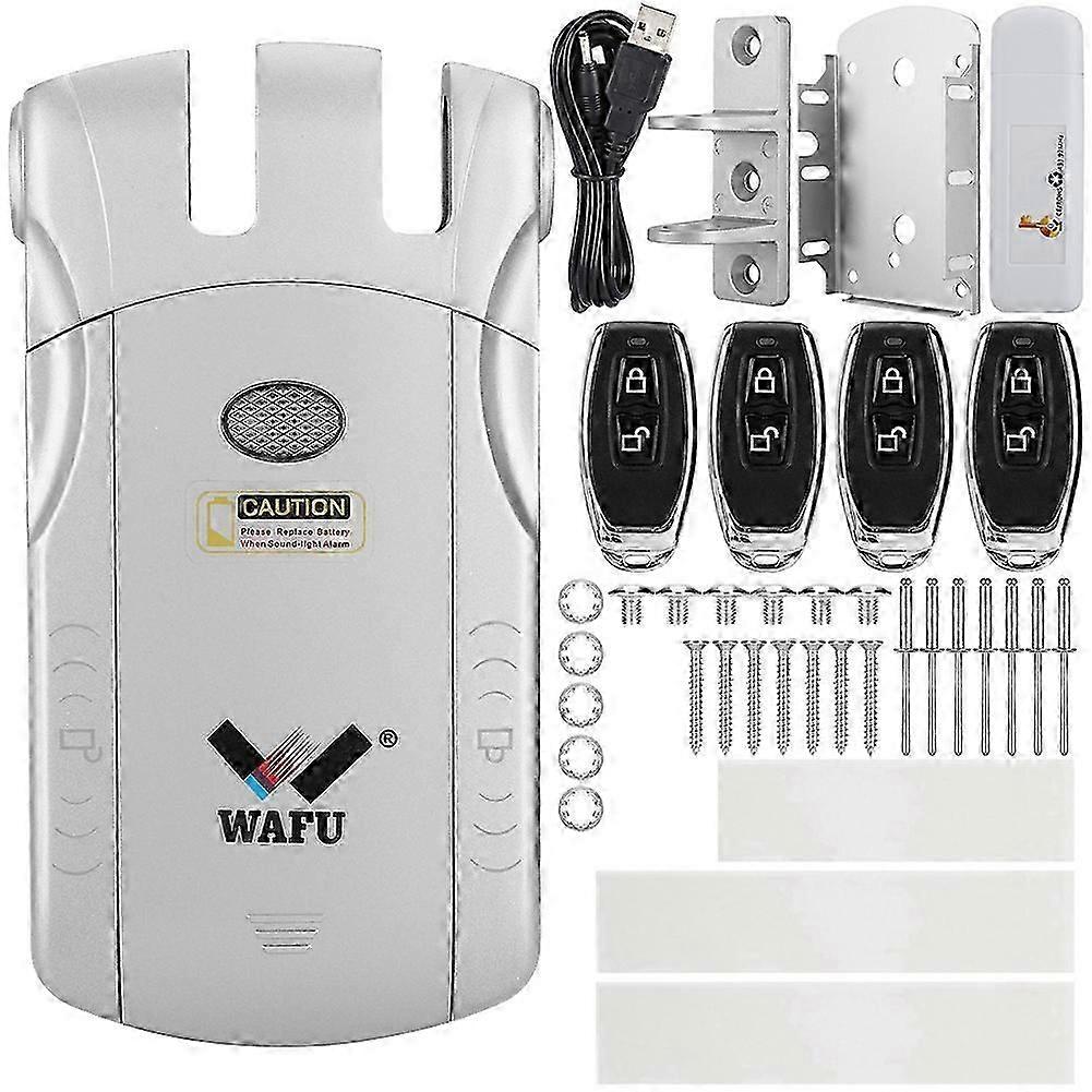 Invisible Keyless Smart Lock: Remote Control & Bluetooth Unlock for Ultimate Security