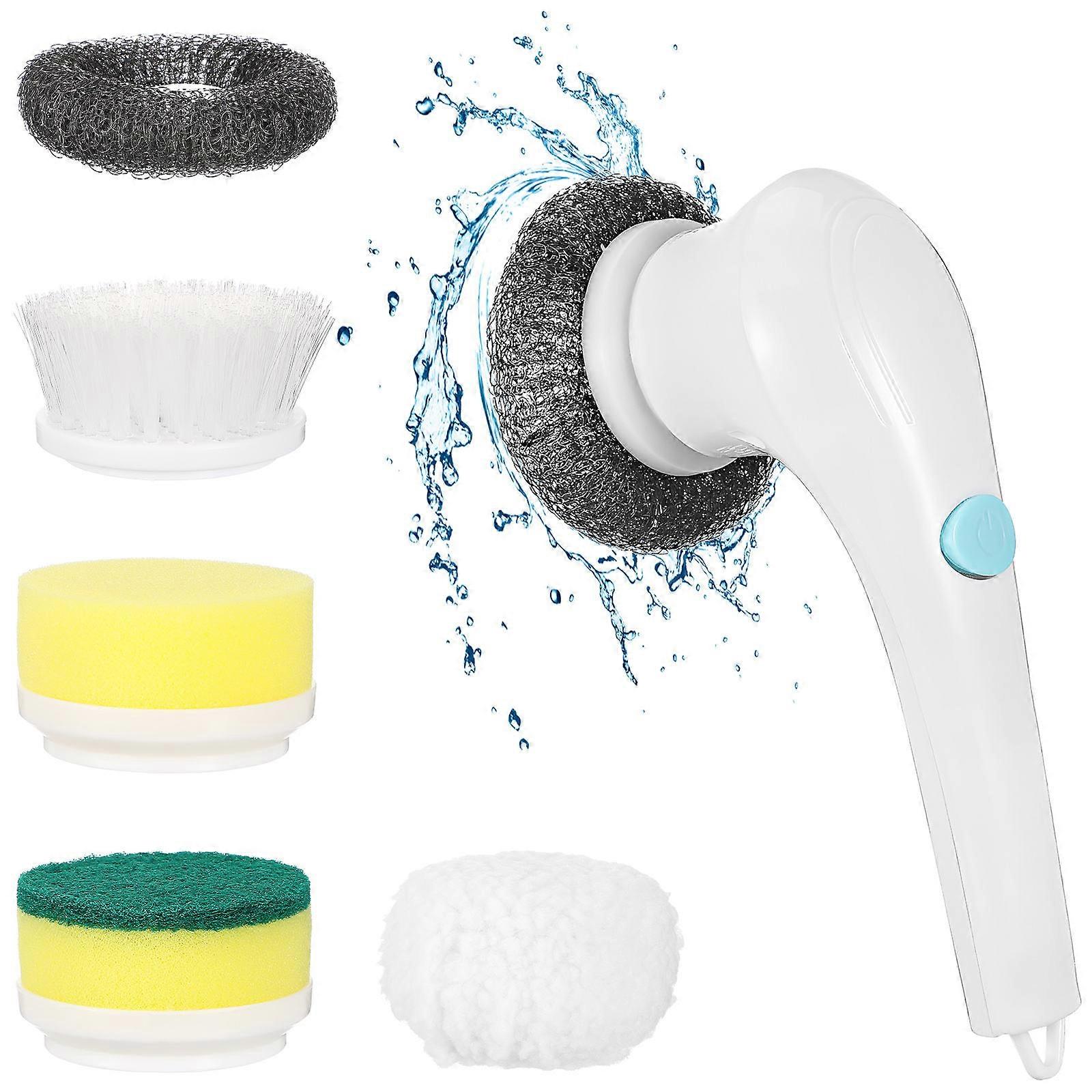 Bathroom Cleaning Tools Electric Scrubber Handheld Rechargeable Power Scrubber Machine Home 1Set