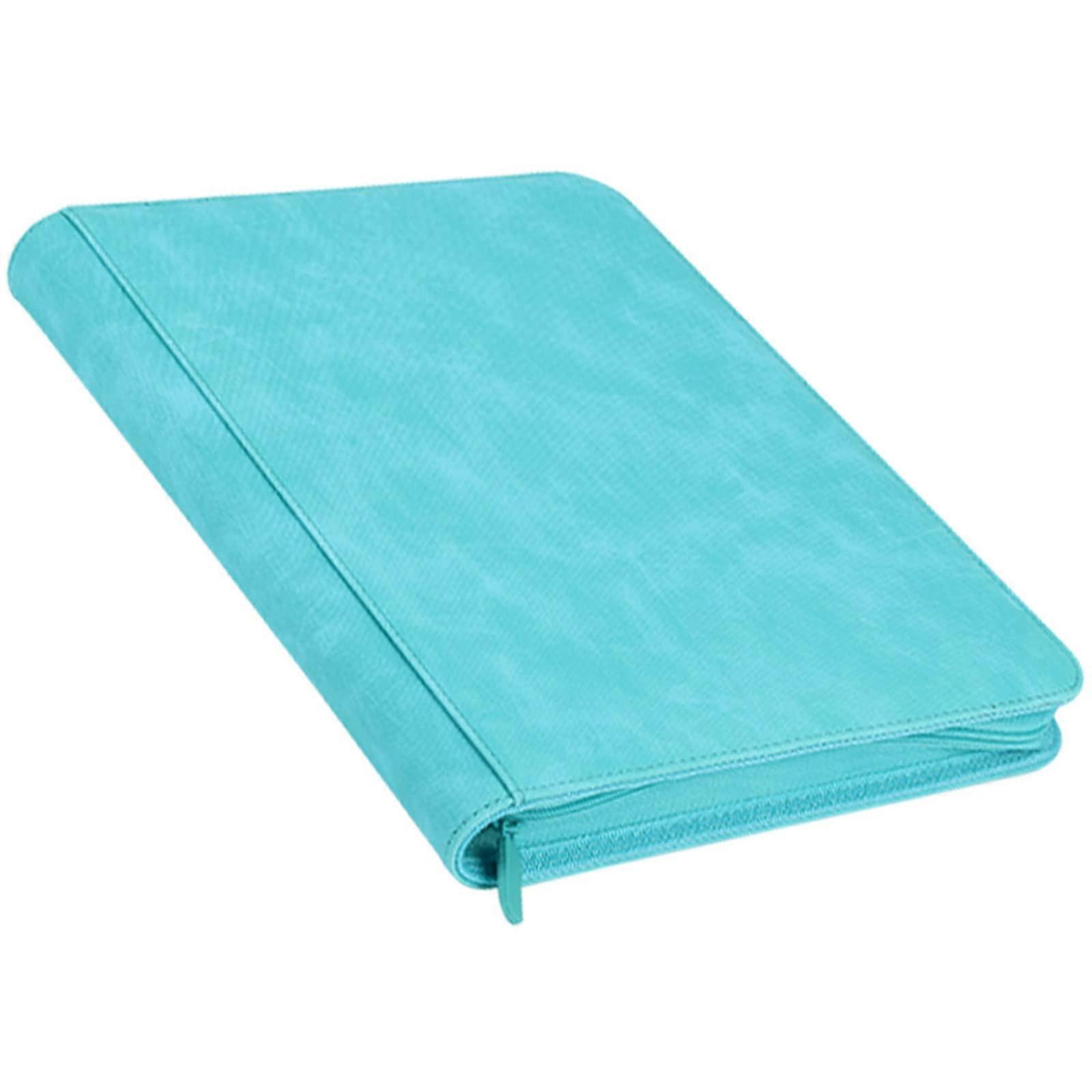 Card Collection Book Pocket Trading Cards Album Folder Side Loading Pocket Binder Holds 360 Petrol Blue