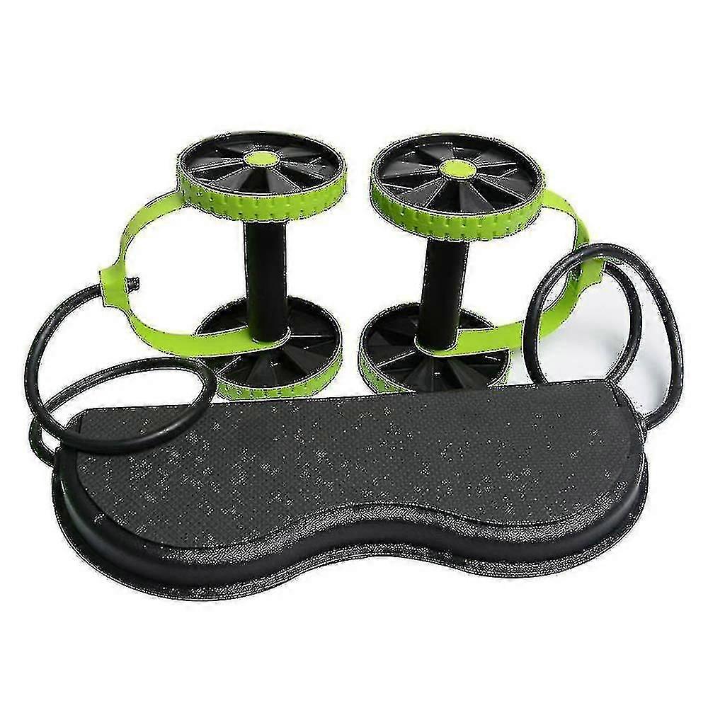 腹部ローラーフィットネス機器ダブルコア伸縮性のある弾性ウエスト腹部ローラー