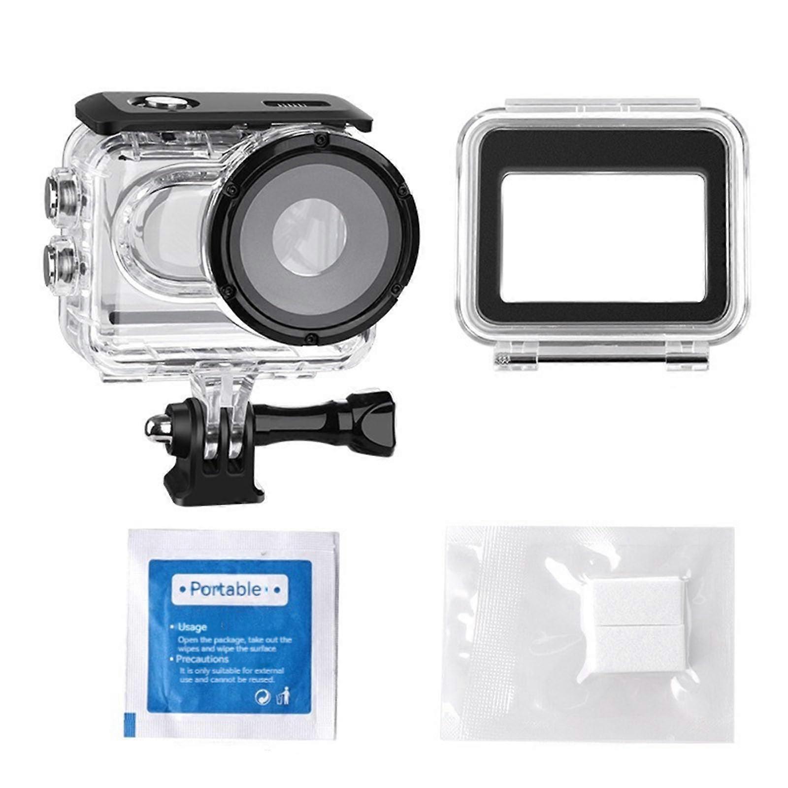 60M Waterproof Case For Insta360 Go3, Underwater Housing With Touch Screen Protection, Holder For Go3 Accessories Kit