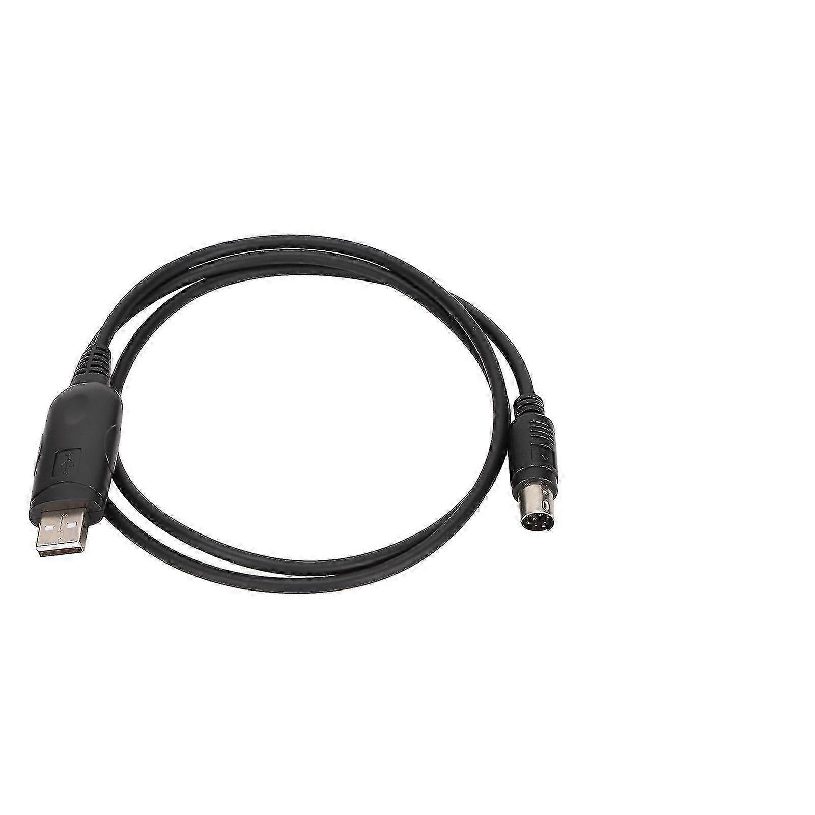Write Frequency Cable 8 Pin Mini DIN Plug Stable USB Programming Cable Compatible with FT100D FT817 FT857 FT897 CT62-YM