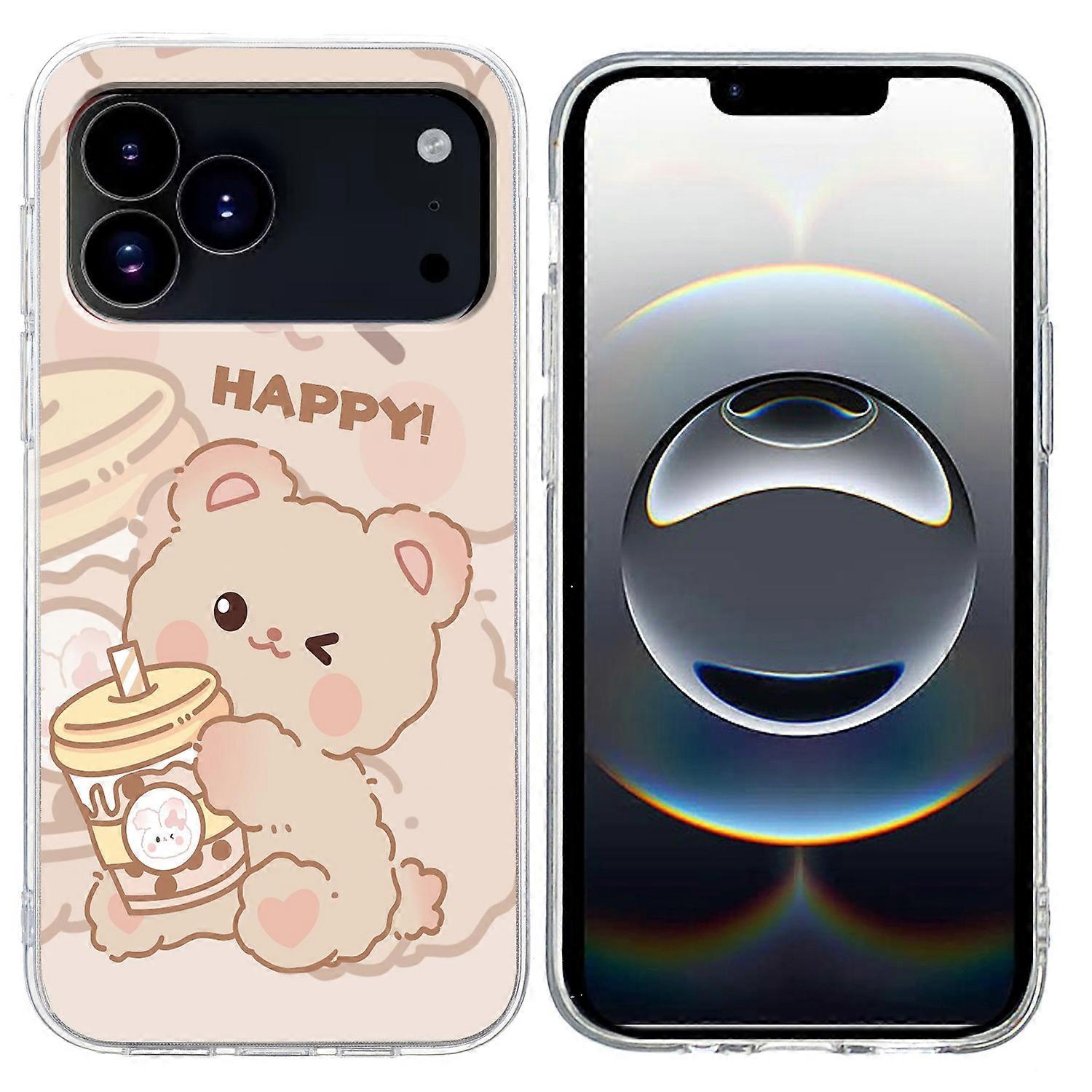 For iPhone 17 Pro Case Soft TPU Pattern Printing Phone Cover