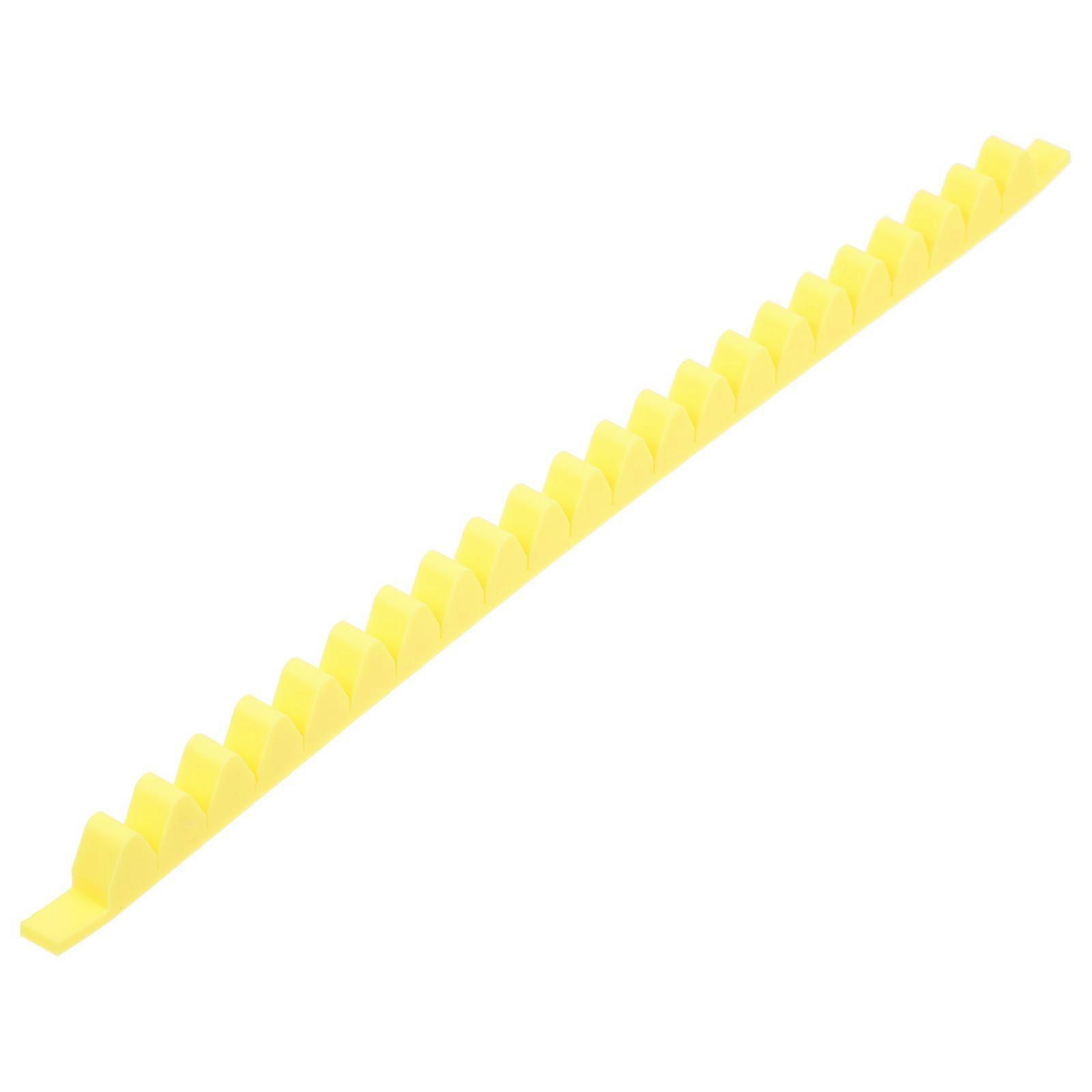 Silicone Guzheng Mute for Practice Professional Design Yellow 1pc