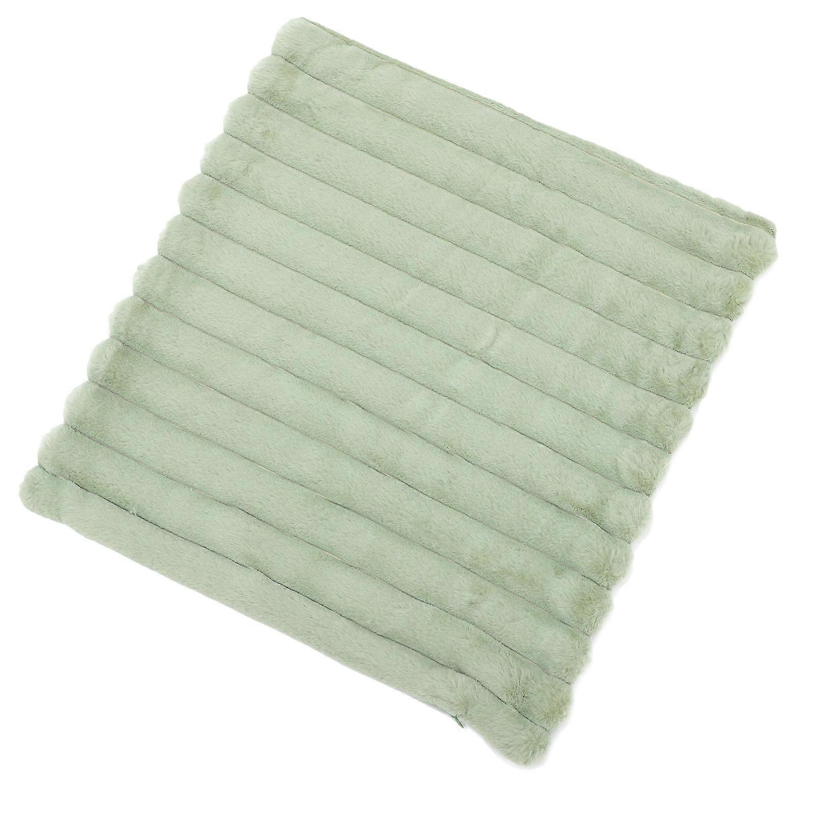 Square Pillow Cases Decoration Sofa Accessory Throw Pillow Case For Bedroom Polyester Plush 17.7×17.7×0.4in 1Pack