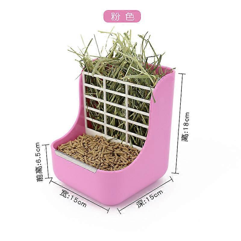2 In 1 Food Hay Feeder For Guinea Pig, Rabbit Feeder, Indoor Hay Feeder For Guinea Pig, Rabbit, Chinchilla (style 3)