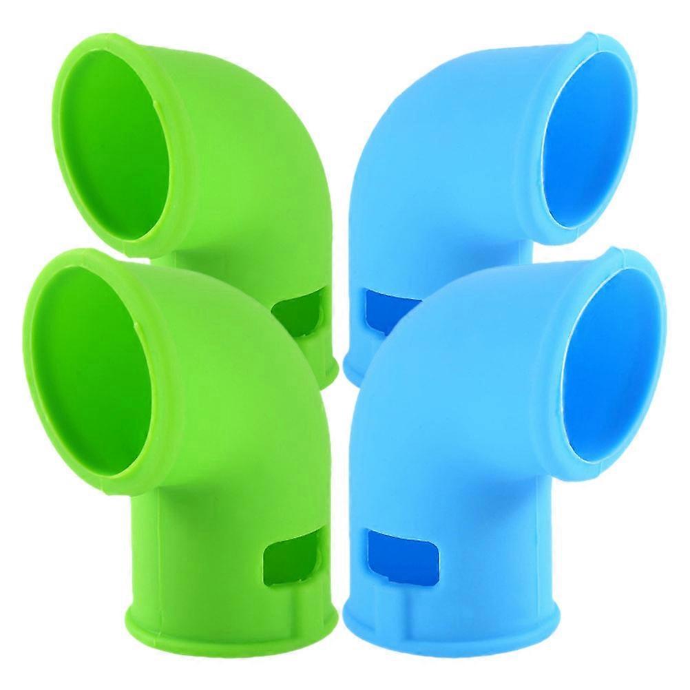 Silicone Steam Diverter 4pcs Set for Pressure Cooker – High Temp Resistant Valve Accessory for Easy Venting, Protects Cabinets & Walls