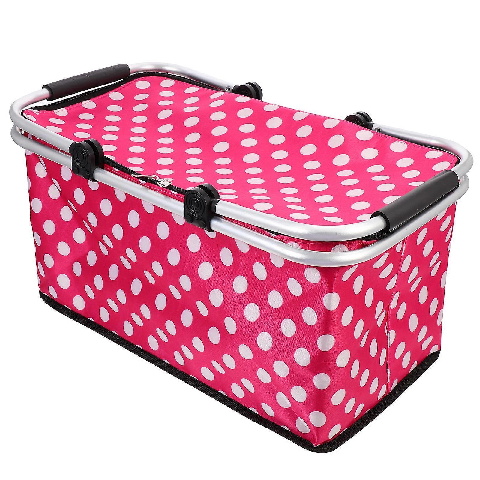 Lunch Bag Insulated Insulated Lunch Bag Car Use Rectangular Aluminum Frame 1Pcs