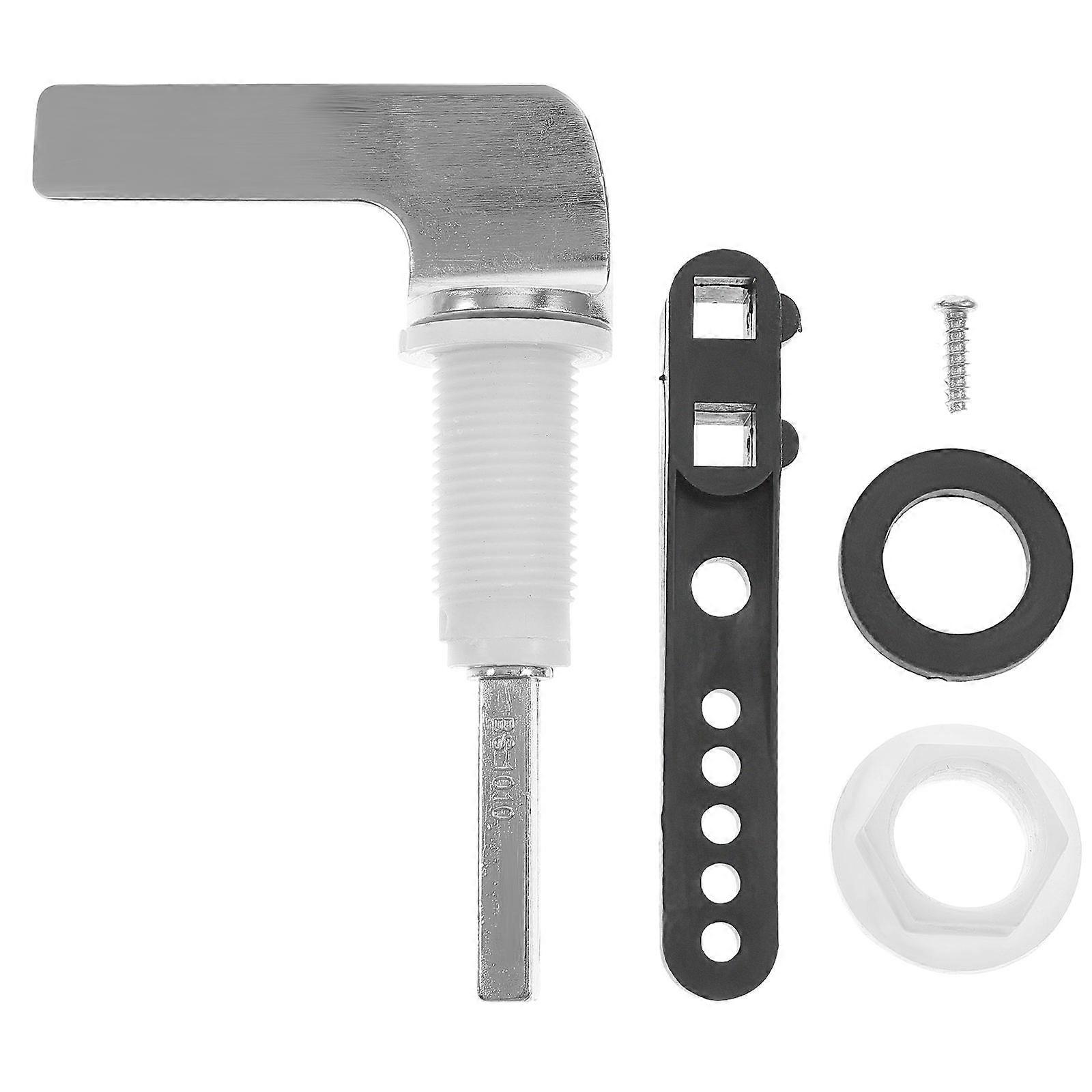 Toilet Flush Handle Replacement Lever Durable Sturdy Design Easy Installation Universal Fit for Toilet Water Tank Accessories
