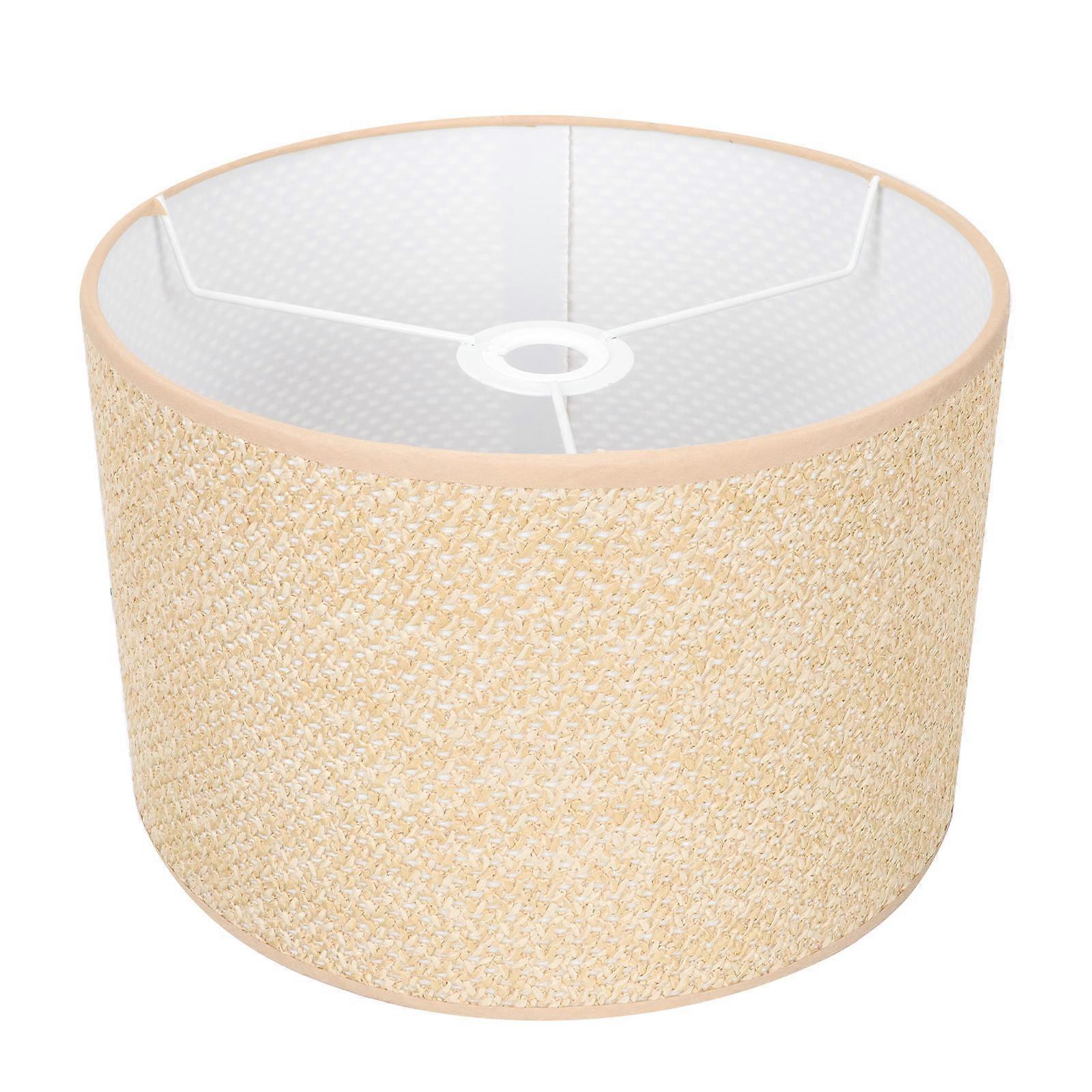 Replacement Lamp Shade Cover Plastic Decorative Hexagonal Woven Pattern For Hallway Dining Room 1Pack