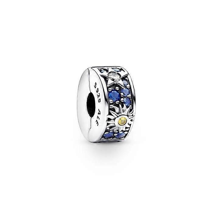 Charme - PANDORA - Sol Celestial, Estrela & Lua - Prata - Multicolorido - Mulheres