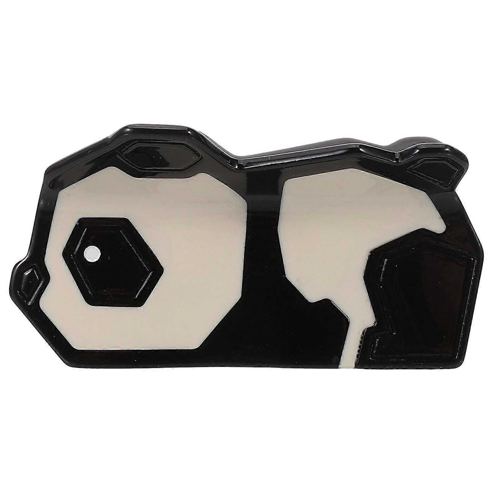 It sounds like you're describing a product listing or title for a **panda themed claw hair clip**. If you're looking to improve or expand this