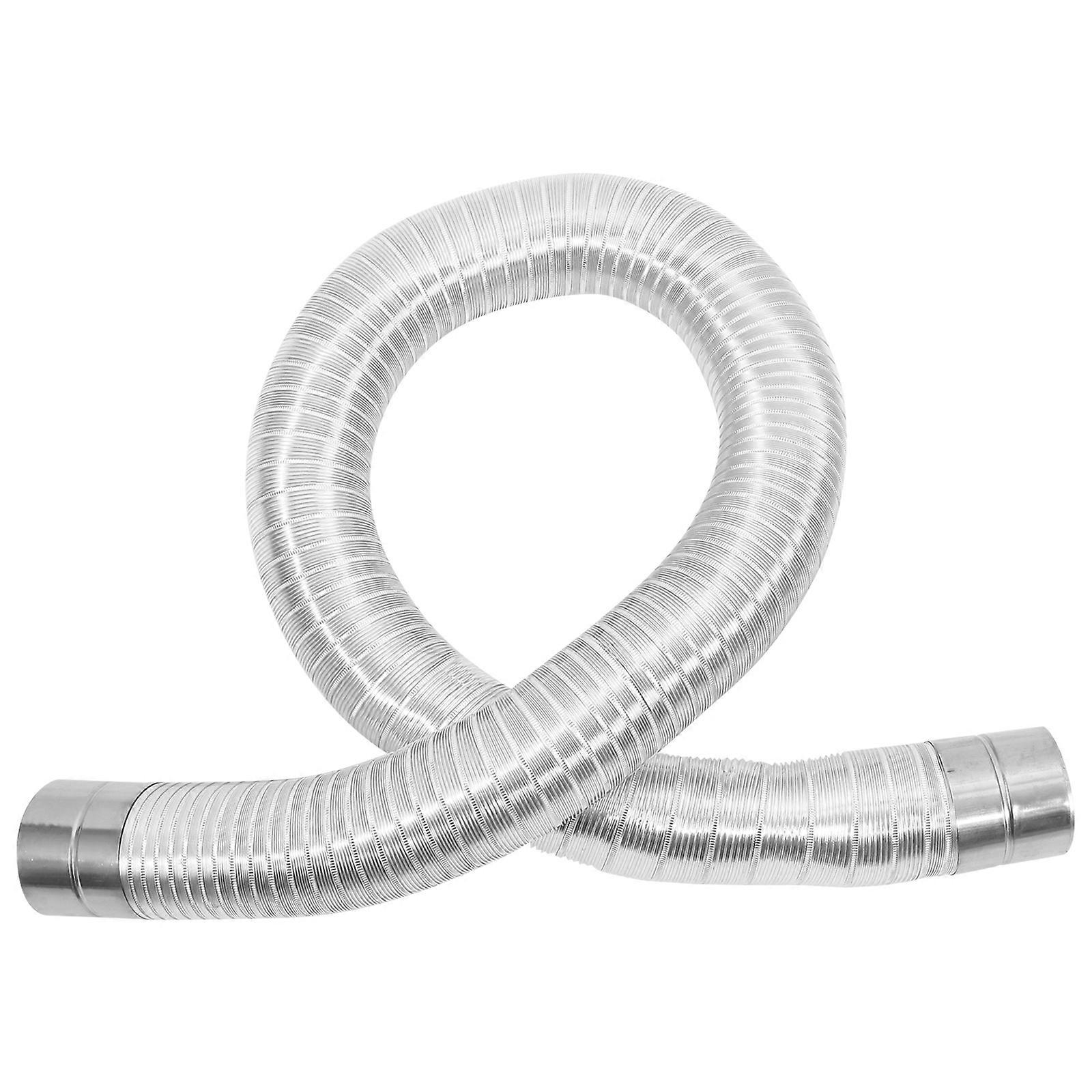 Ventilation Pipe Ducting Hose Silver 300cm Length 8cm Diameter Flexible Ducting For Indoor Air Quality Precise Workmanship 1Set