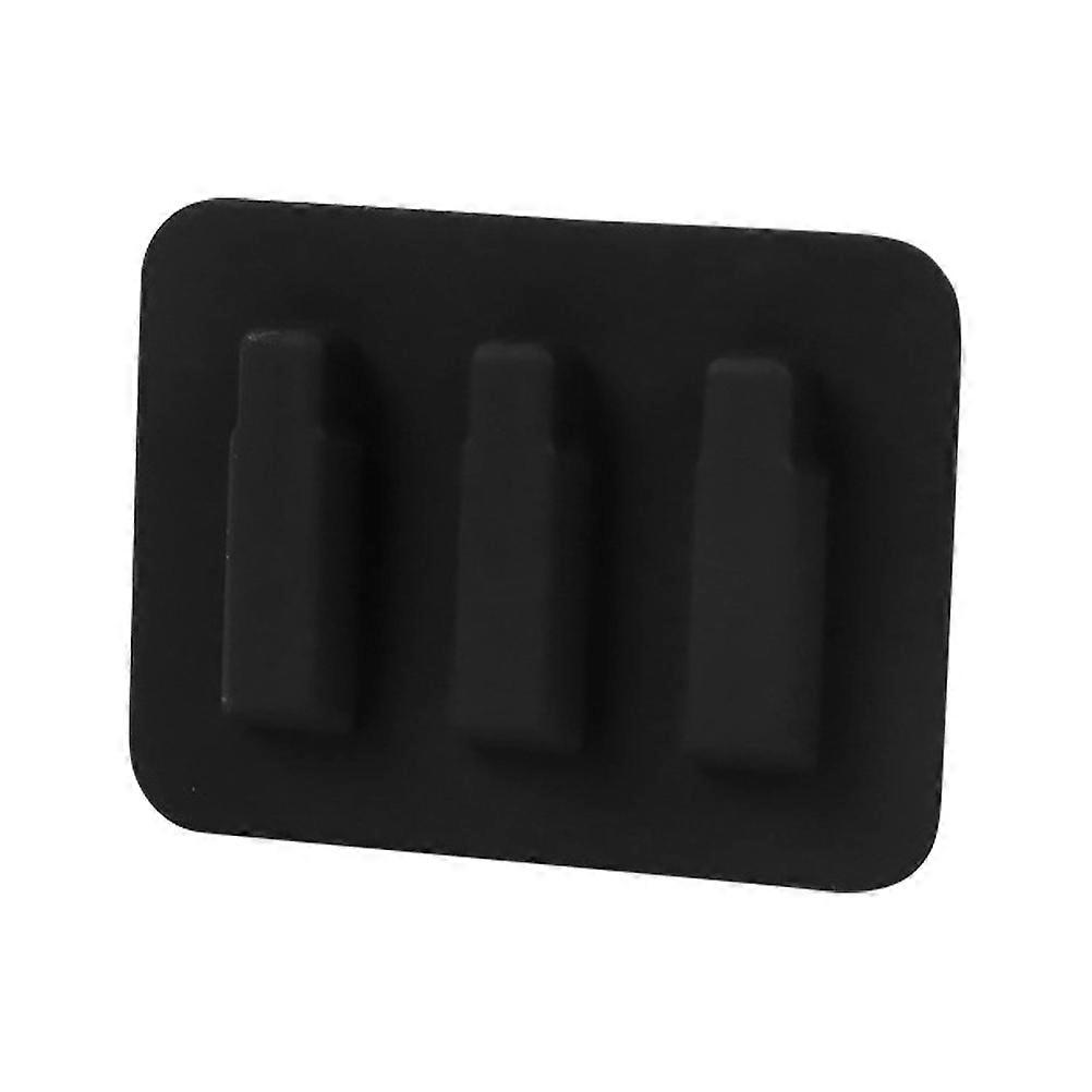 Simple Guitar Mute for Instrument Use Made of Silicone Black Color Minimizes Sound Level