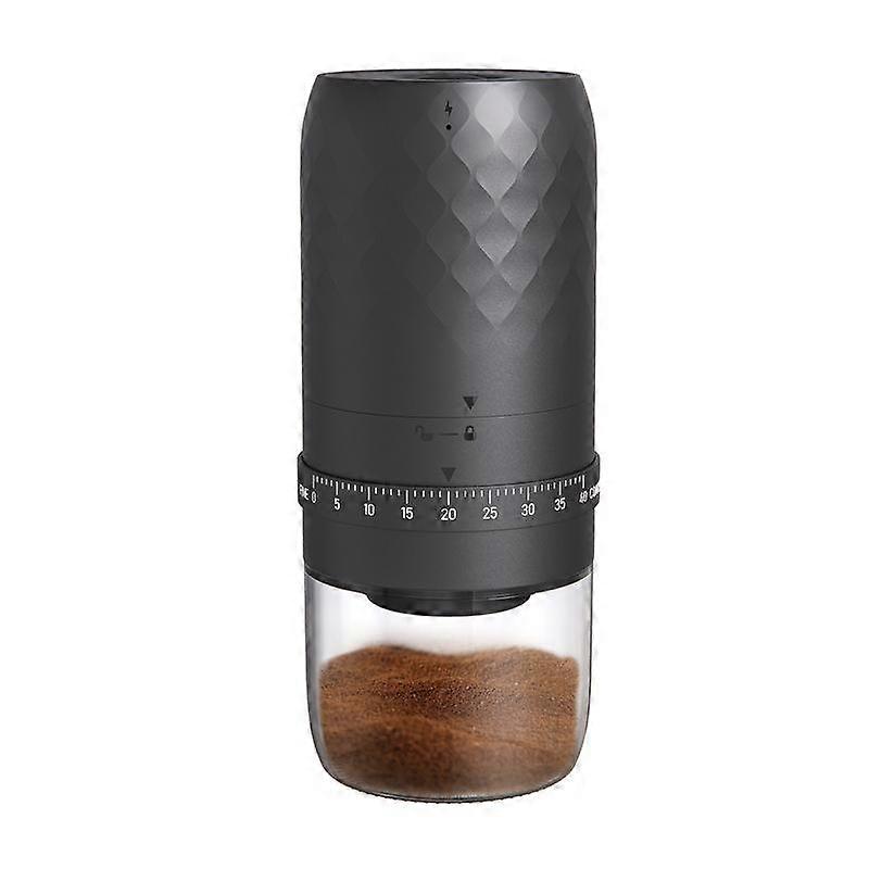 Portable Electric Coffee Grinder with 40 Adjustable Settings Rechargeable USB-C Ceramic Burr Mill