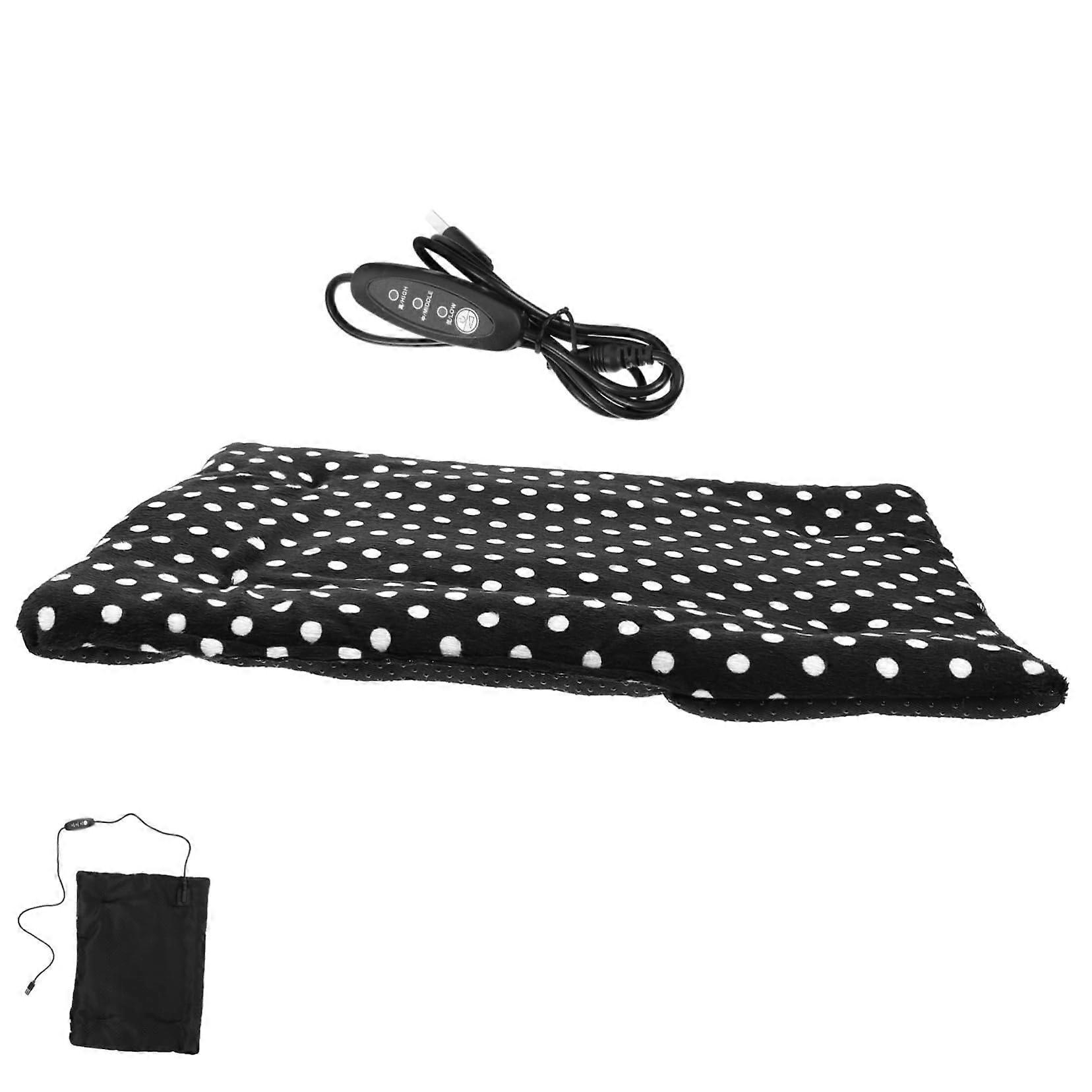 Electric Pet Heating Pad Adjustable Dog and Cat Heated Blanket USB with Temperature Control for Cold Winter Days