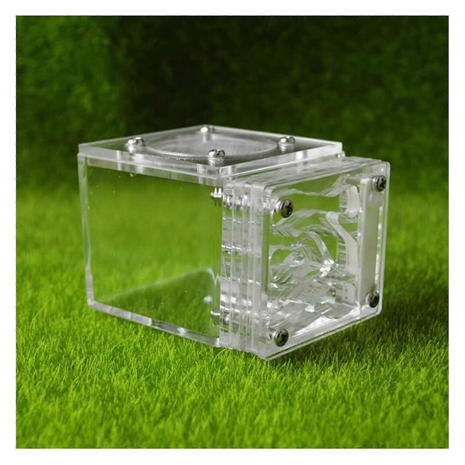 Ant Farm Nest Box, Square Ant Farm, Ant Castle Made of Acrylic, Clear, Handcrafted Ant Habitat Ref: 2834
