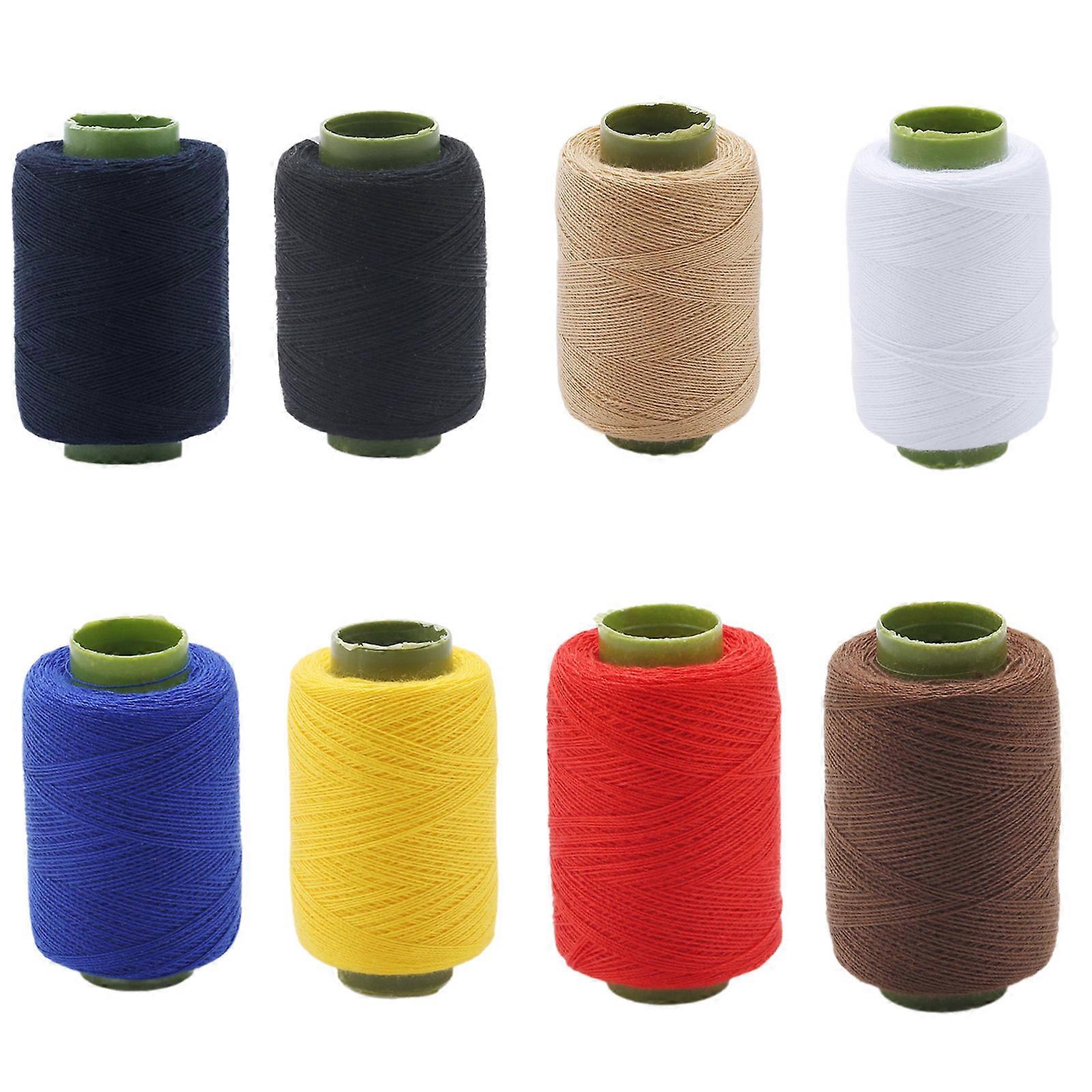 Fil de polyester robuste pour tissus épais Conceptions Températures élevées Résistance Utilisation quotidienne Décontracté Multicolore